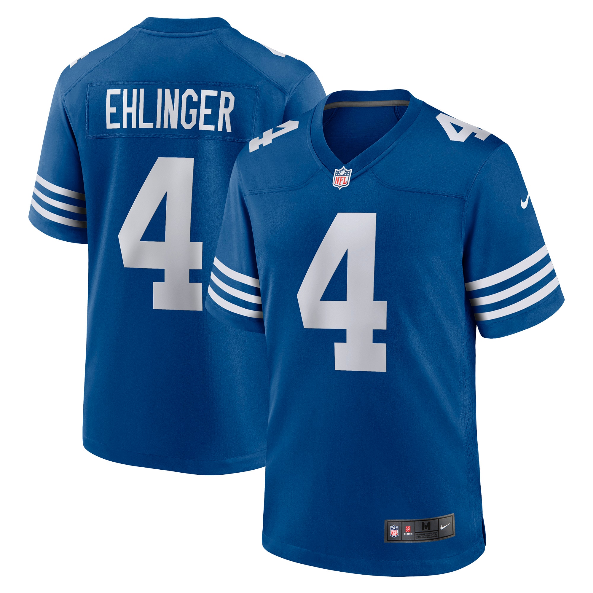 Sam Ehlinger Indianapolis Colts Nike Game Player Jersey - Blue - vstockx