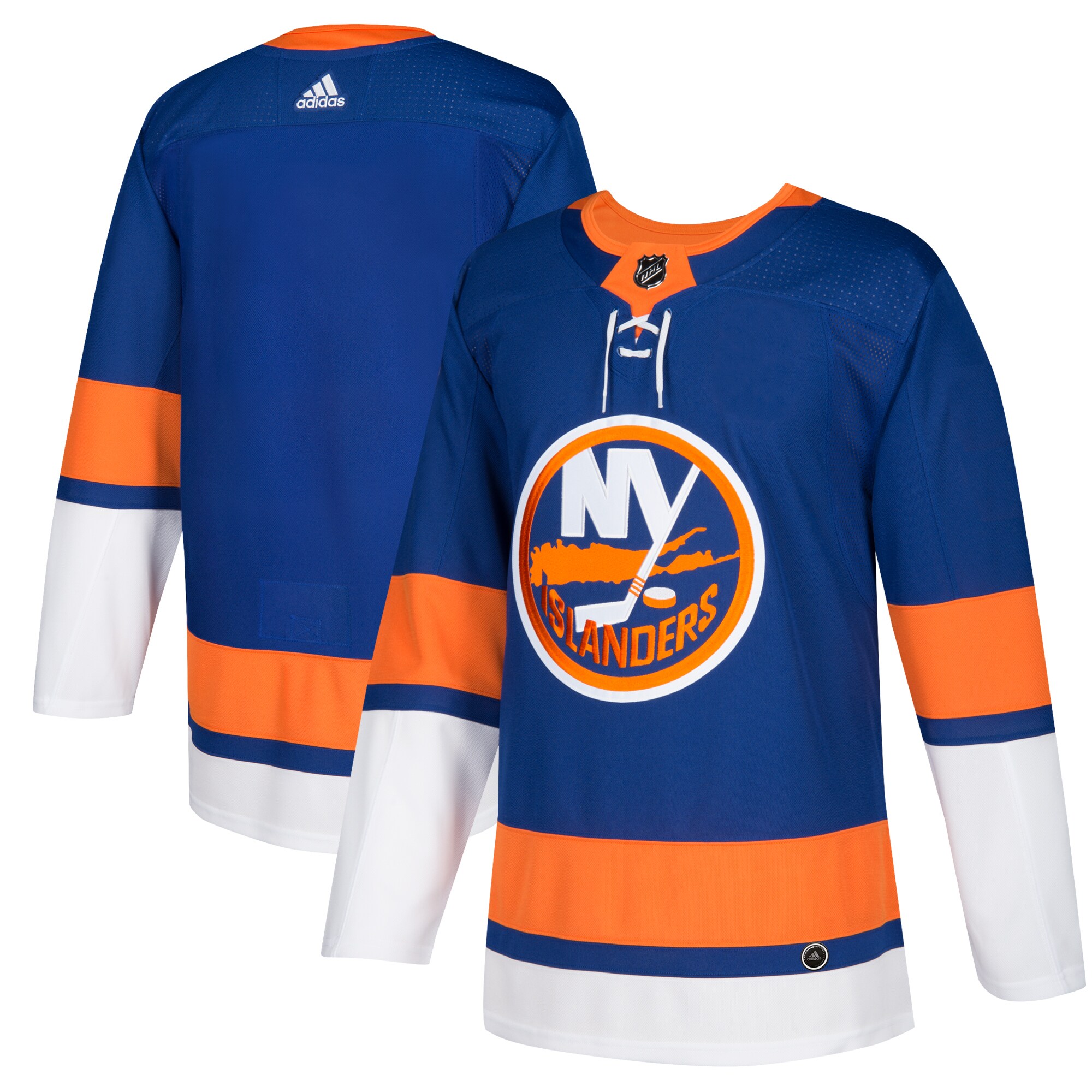 New York Islanders adidas Home Authentic Blank Jersey - Royal - vstockx