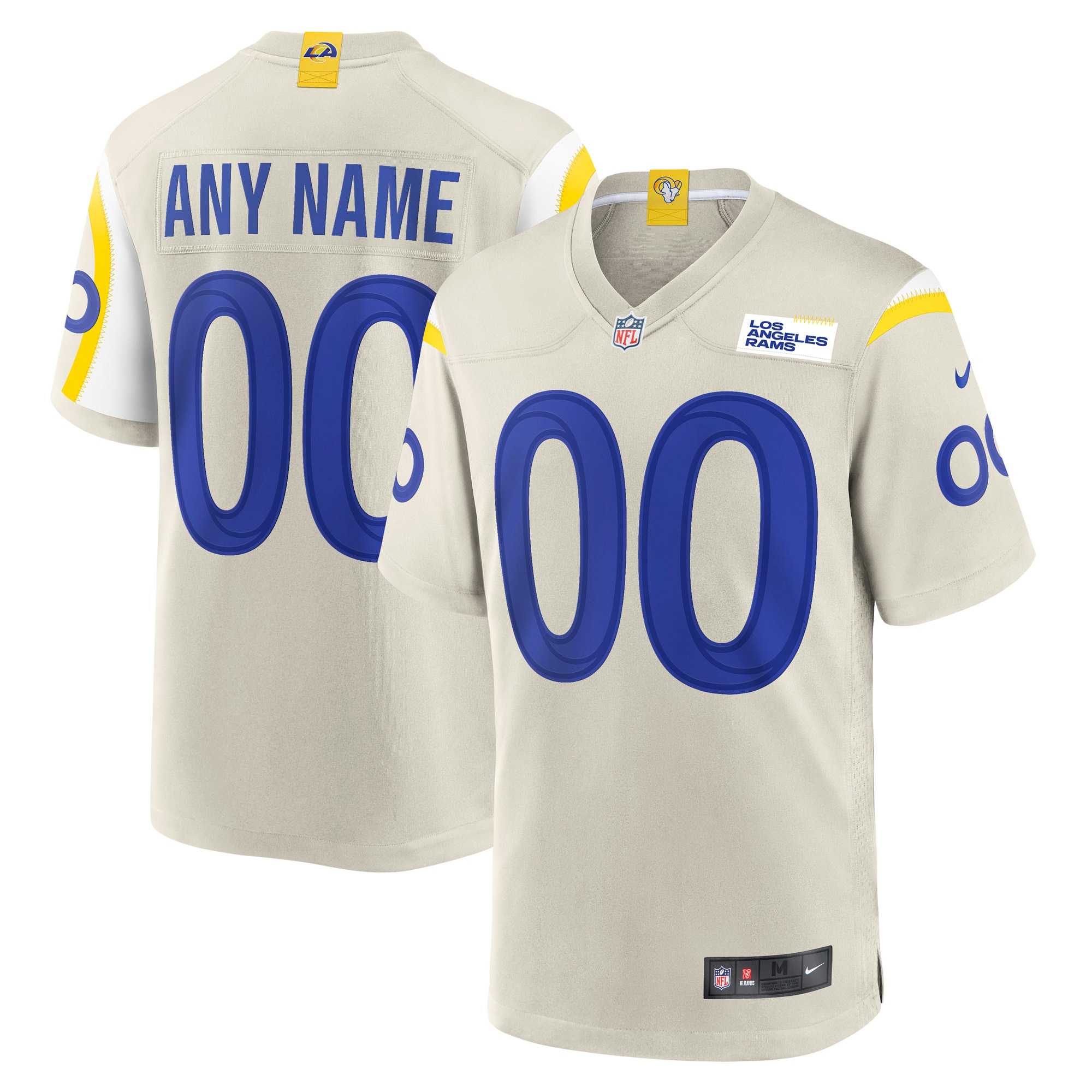 Nike Los Angeles Rams Custom Game Jersey - Bone - vstockx