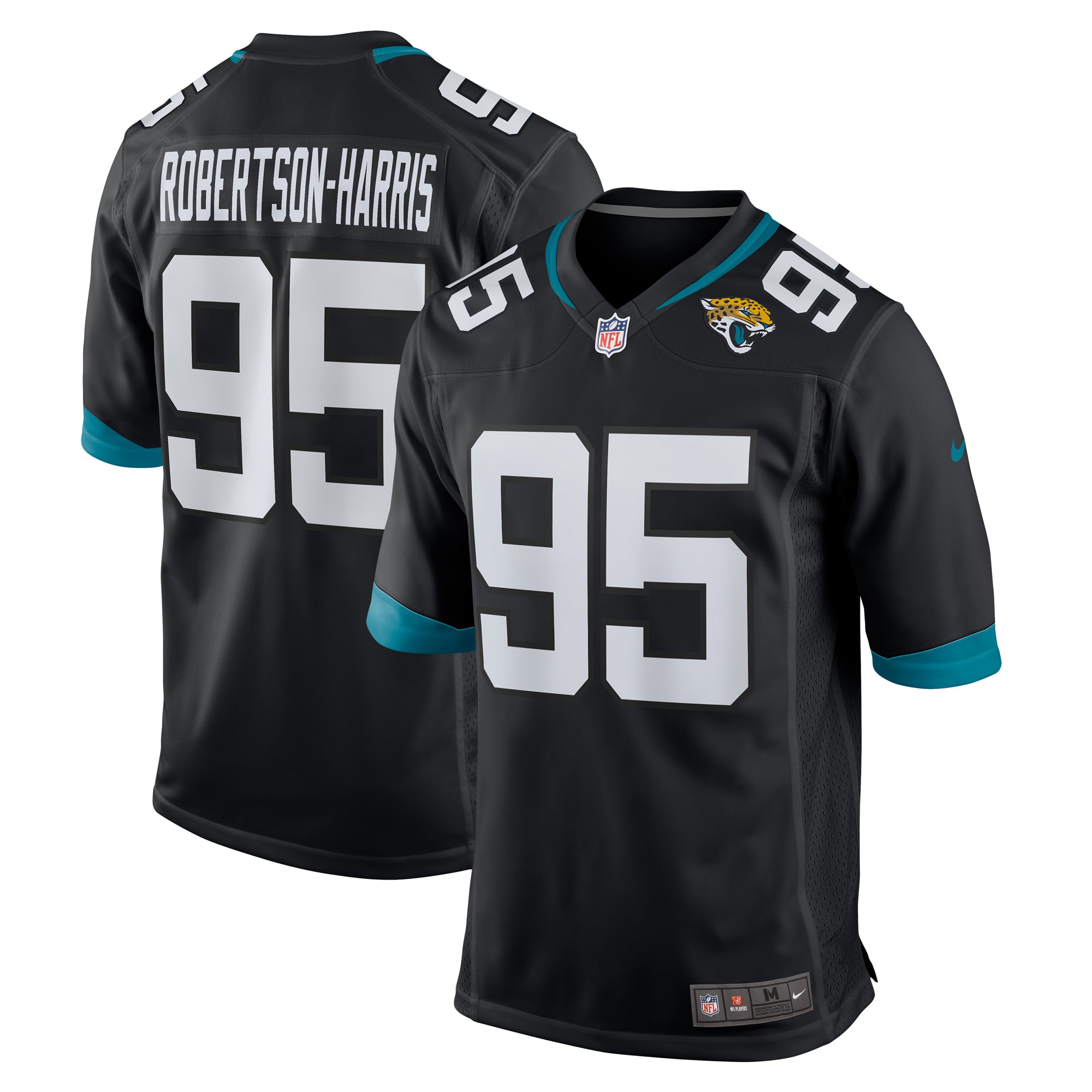 Roy Robertson-Harris Jacksonville Jaguars Nike Game Jersey - Black - vstockx