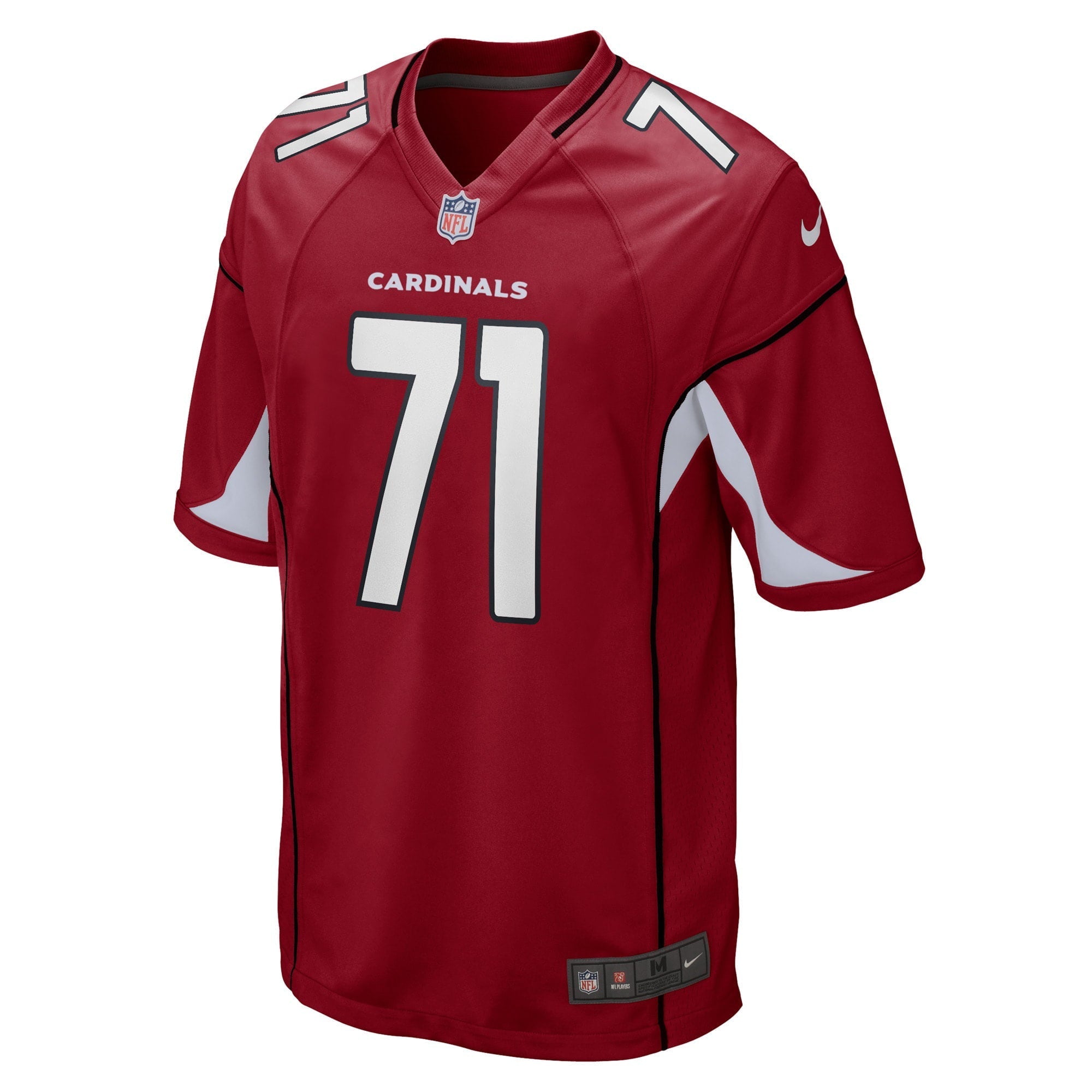 Men's Nike Andrew Brown Cardinal Arizona Cardinals Game Player Jersey - vstockx
