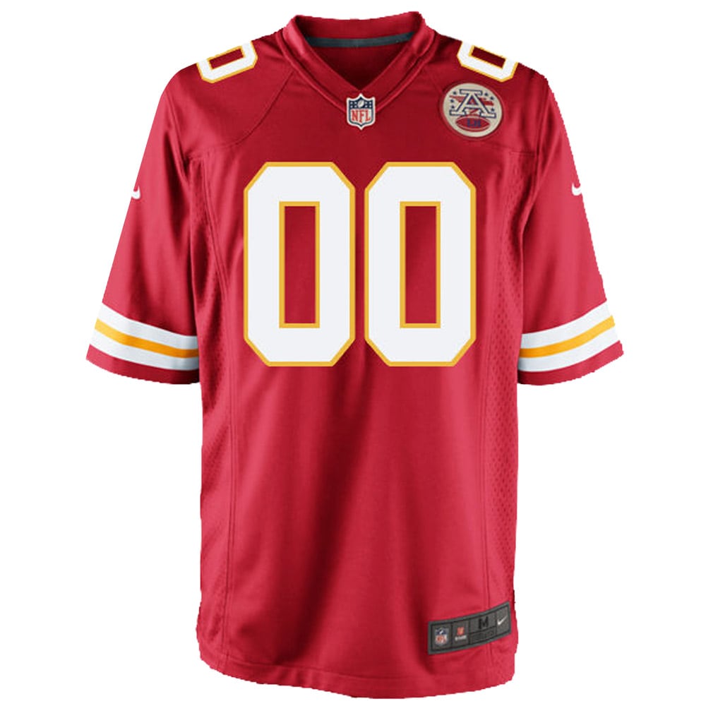 Kansas City Chiefs Nike Youth Custom Game Jersey - Red - vstockx