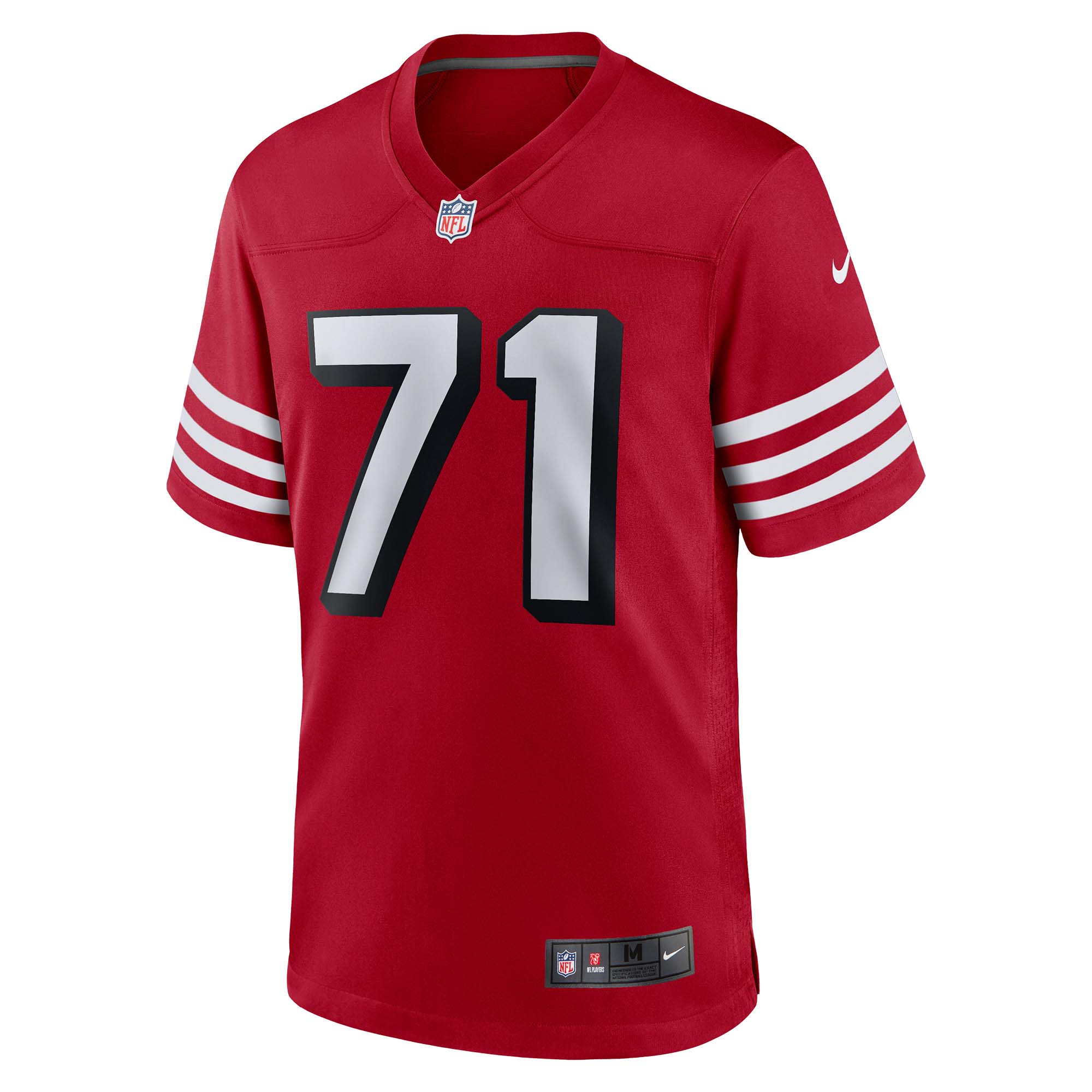 Men's Nike Trent Williams Scarlet San Francisco 49ers Alternate Game Jersey - vstockx