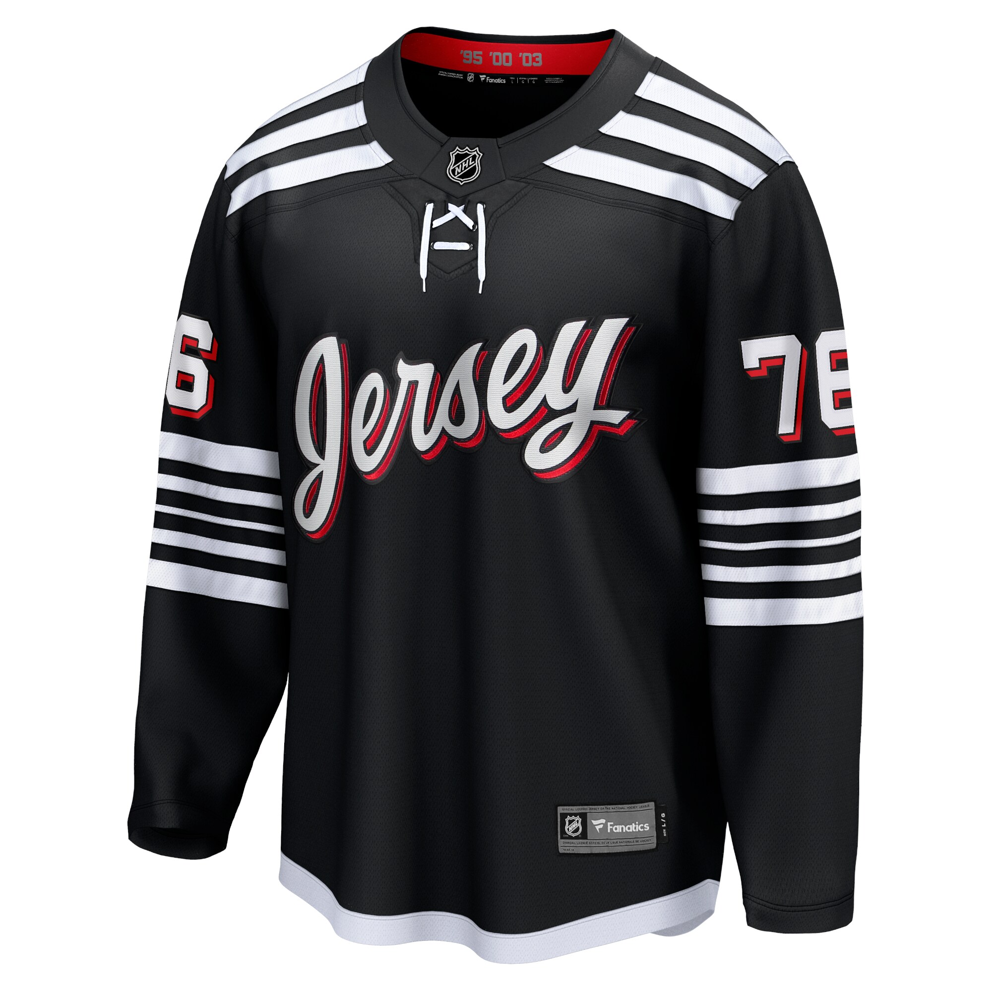 P.K. Subban New Jersey Devils Fanatics Branded Alternate Premier Breakaway Player Jersey - Black - vstockx
