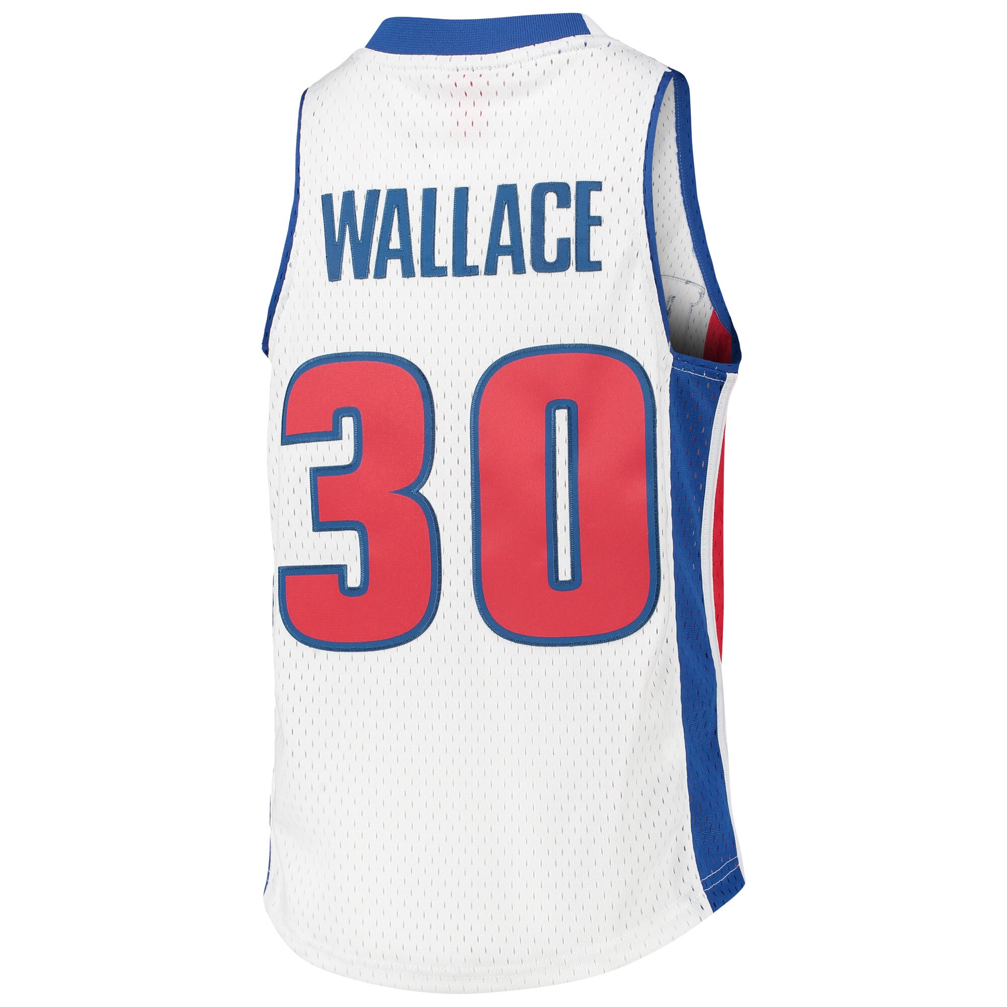 Rasheed Wallace Detroit Pistons Mitchell & Ness Youth 2003/04 Hardwood Classics Swingman Jersey - White - vstockx