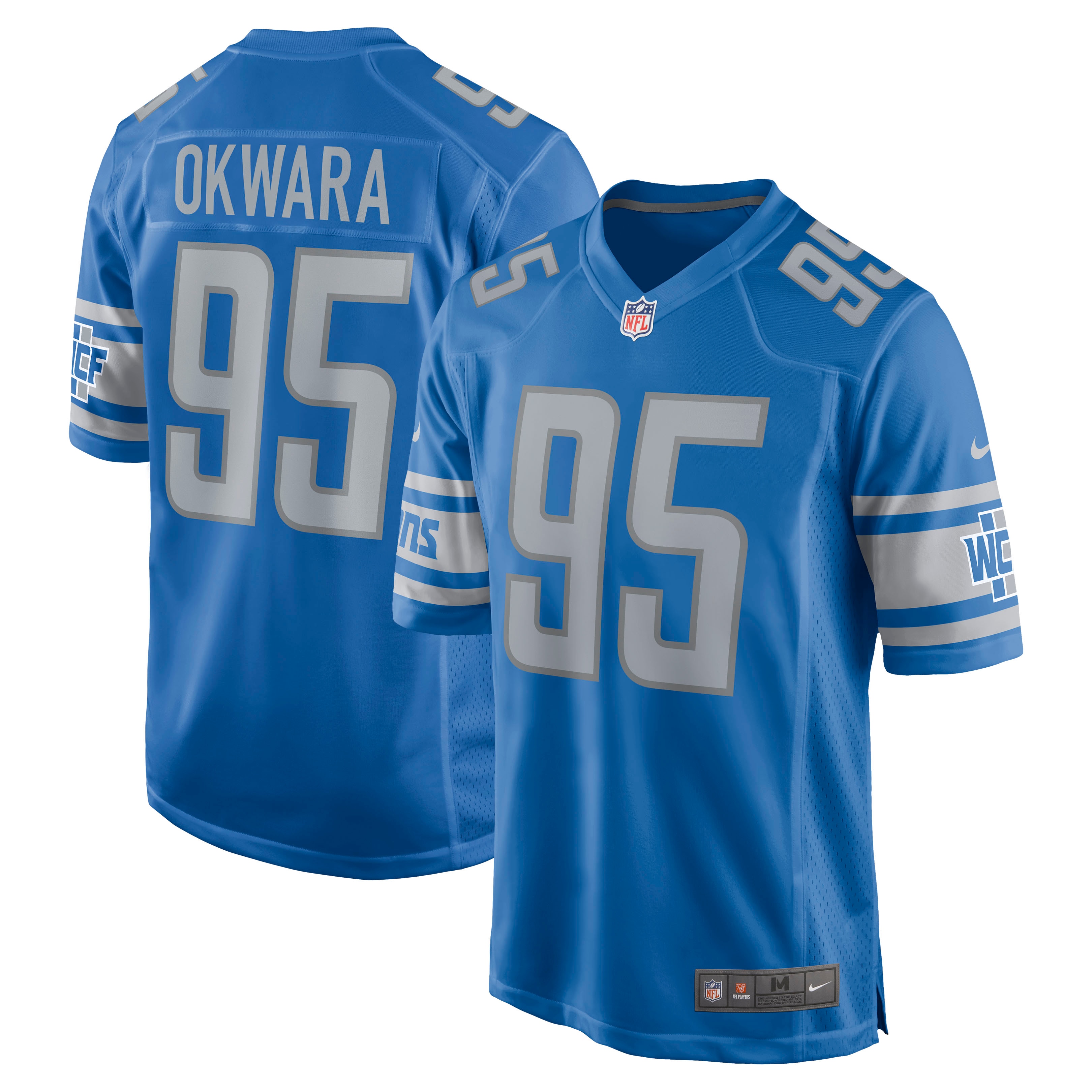 Romeo Okwara Detroit Lions Nike Game Jersey - Blue - vstockx
