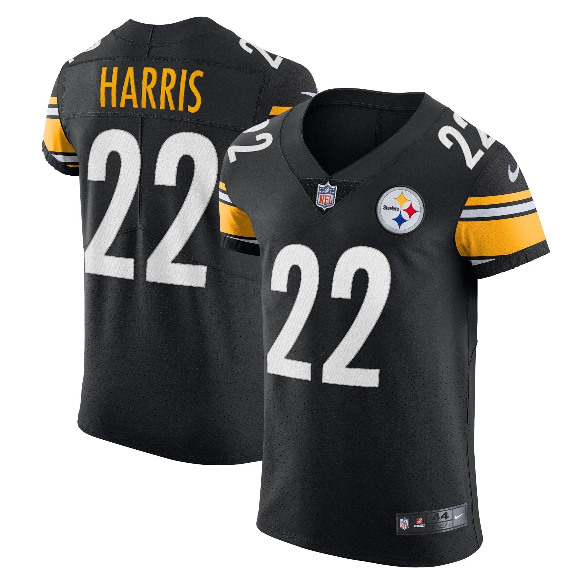 Men's Nike Najee Harris Black Pittsburgh Steelers Vapor Elite Jersey - vstockx