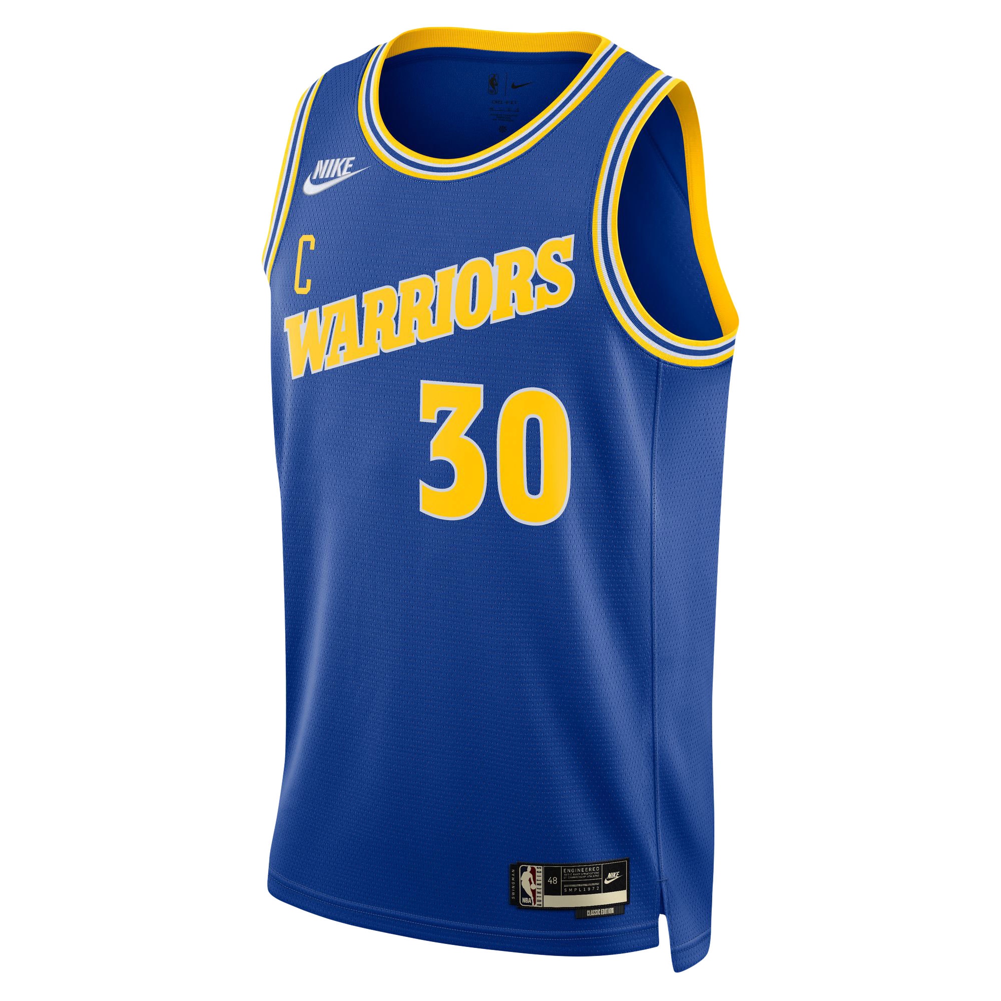 Stephen Curry Golden State Warriors Nike Swingman Jersey - Classic Edition - Blue - vstockx