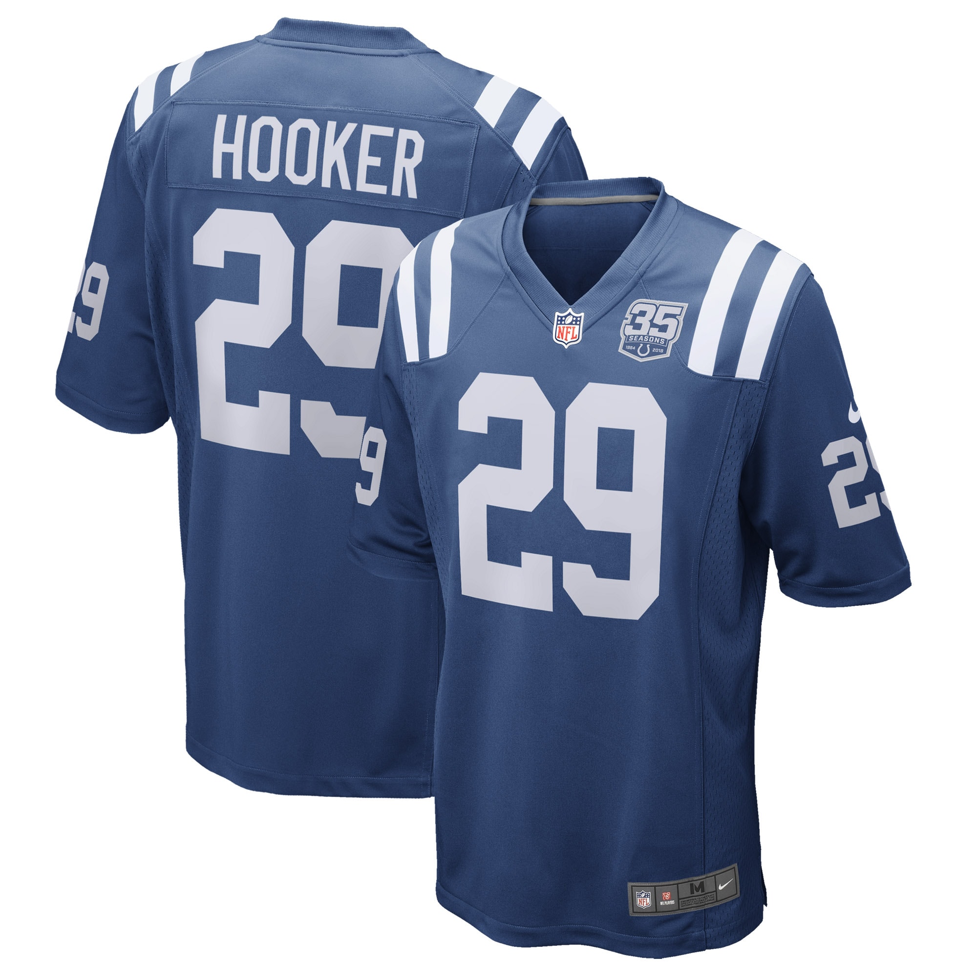 Malik Hooker Indianapolis Colts Nike 35th Season Game Jersey - Royal - vstockx