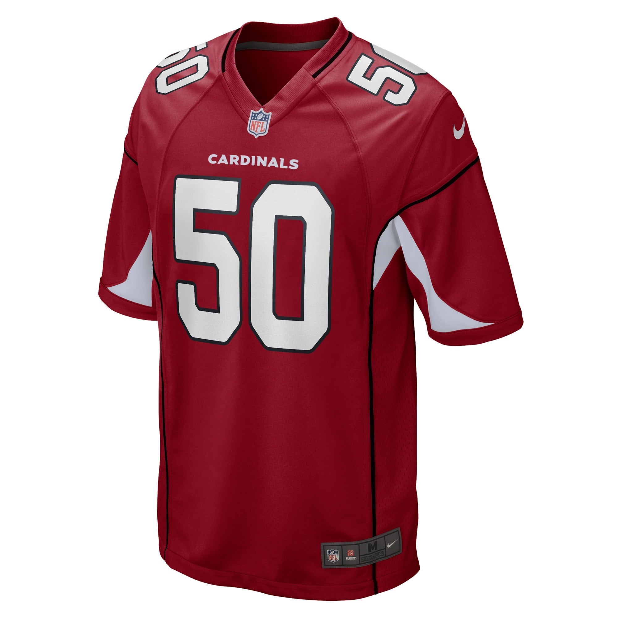 Men's Nike Chandler Wooten Cardinal Arizona Cardinals Game Player Jersey - vstockx