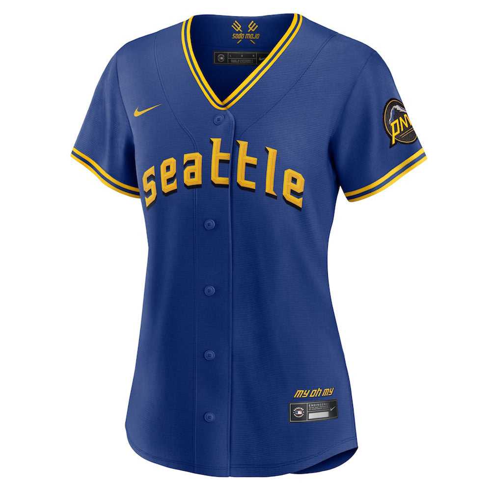 Women's Seattle Mariners Ken Griffey Jr. 2023 City Connect Replica Jersey - Royal - vstockx