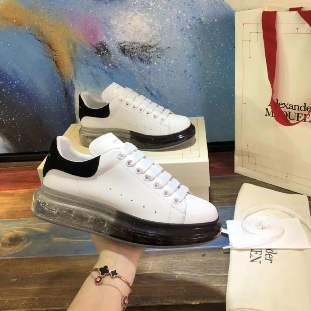 Alexander McQueen Oversized Black Sole White - vstockx