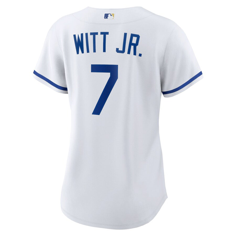 Women's Kansas City Royals Bobby Witt Cool Base Replica Home Jersey - White - vstockx