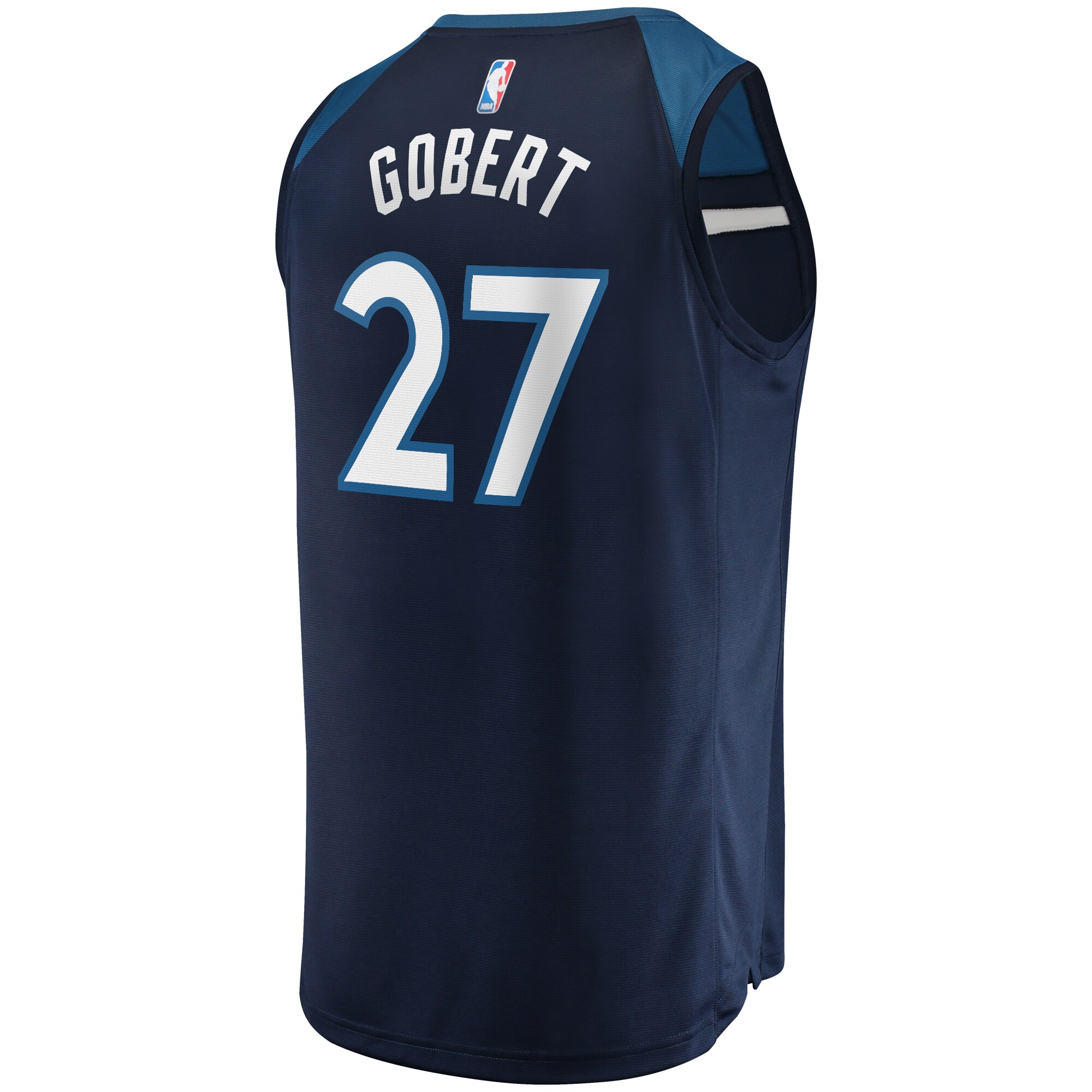Rudy Gobert Minnesota Timberwolves Fanatics Branded Fast Break Replica Jersey - Icon Edition - Navy - vstockx
