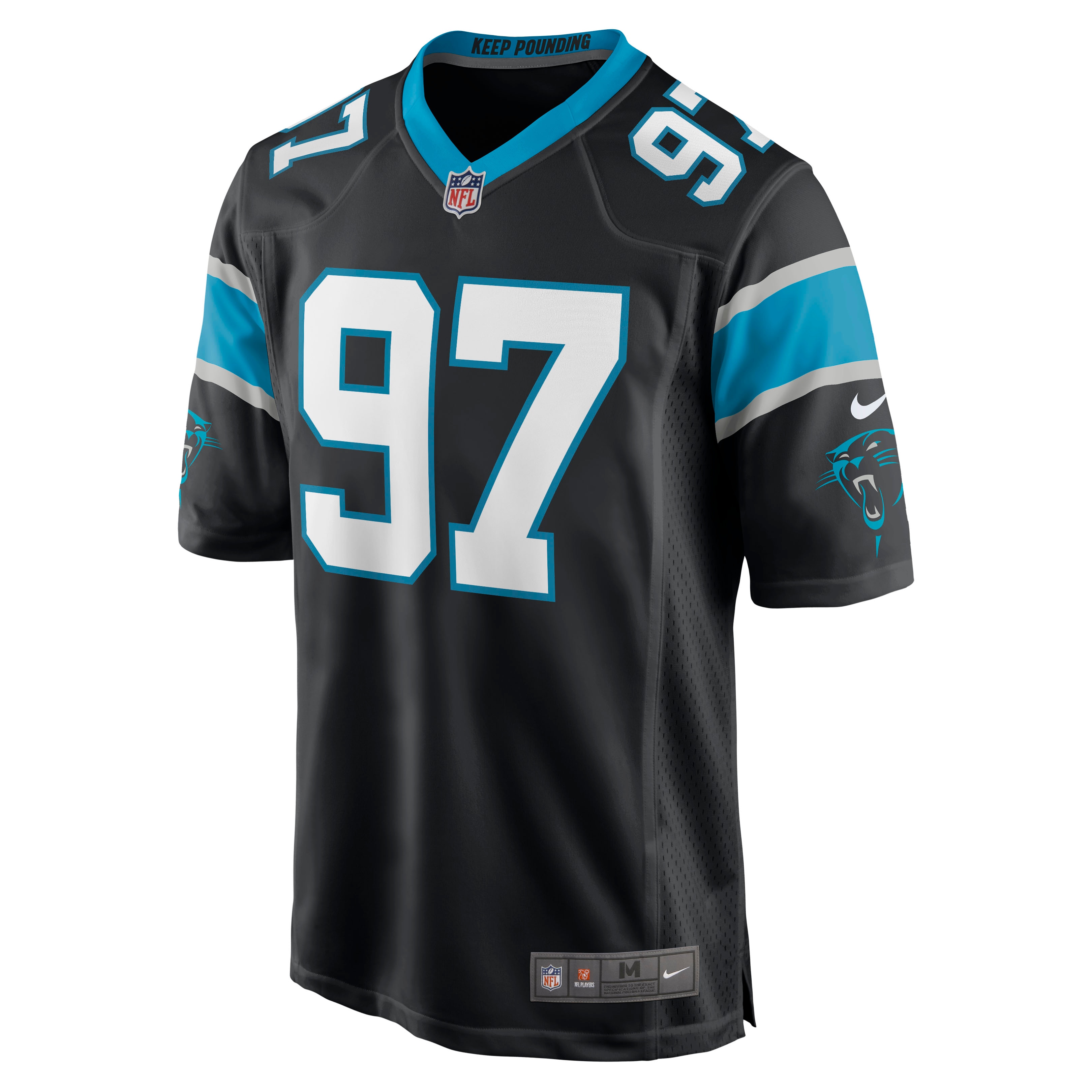 Yetur Gross-Matos Carolina Panthers Nike Player Game Jersey - Black - vstockx