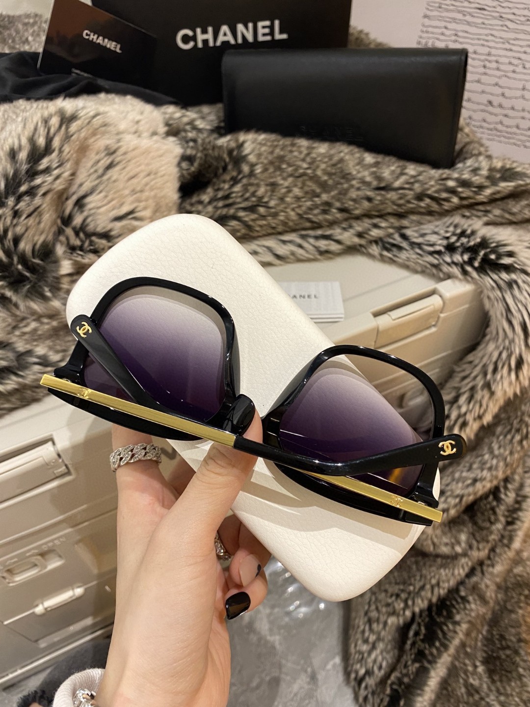 Sunglasses Chanel CH7286 size 62��15-145 - vstockx