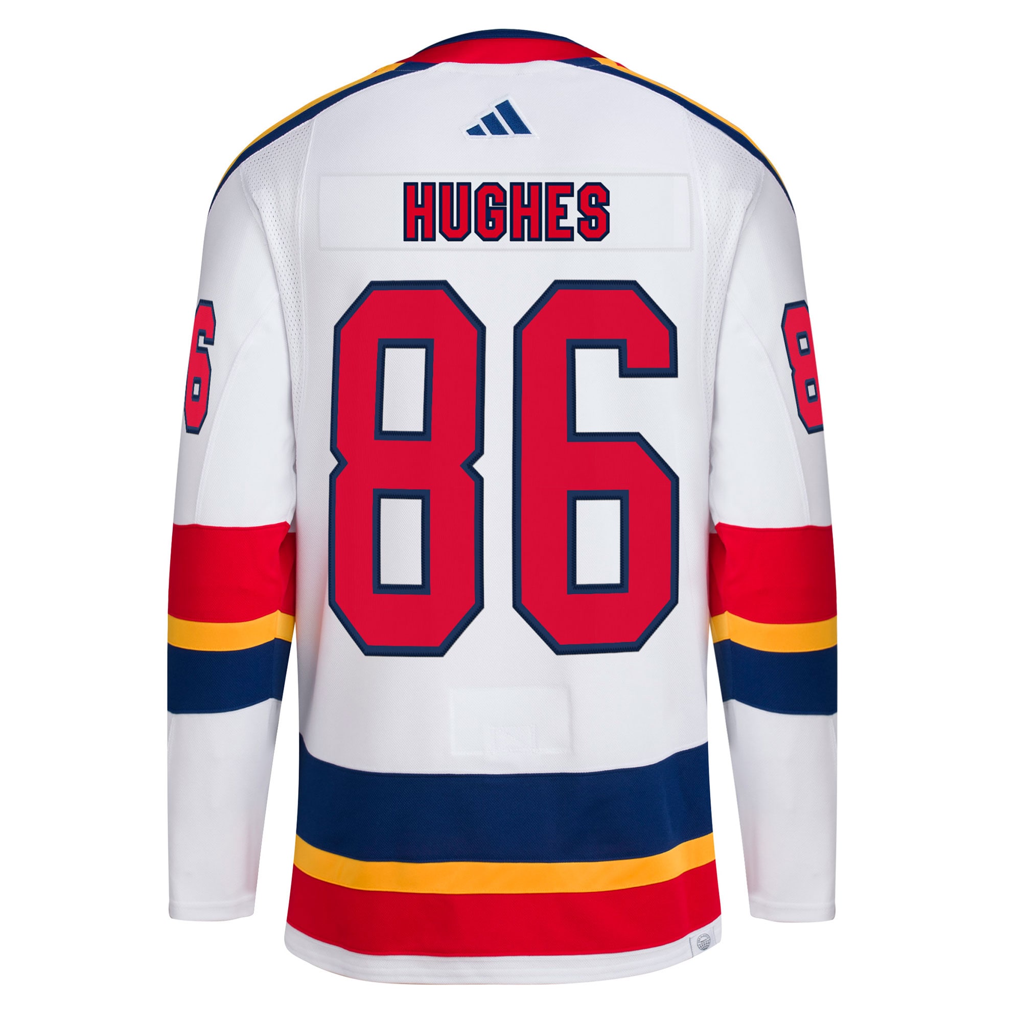 Jack Hughes New Jersey Devils adidas Reverse Retro 2.0 Authentic Player Jersey - White - vstockx