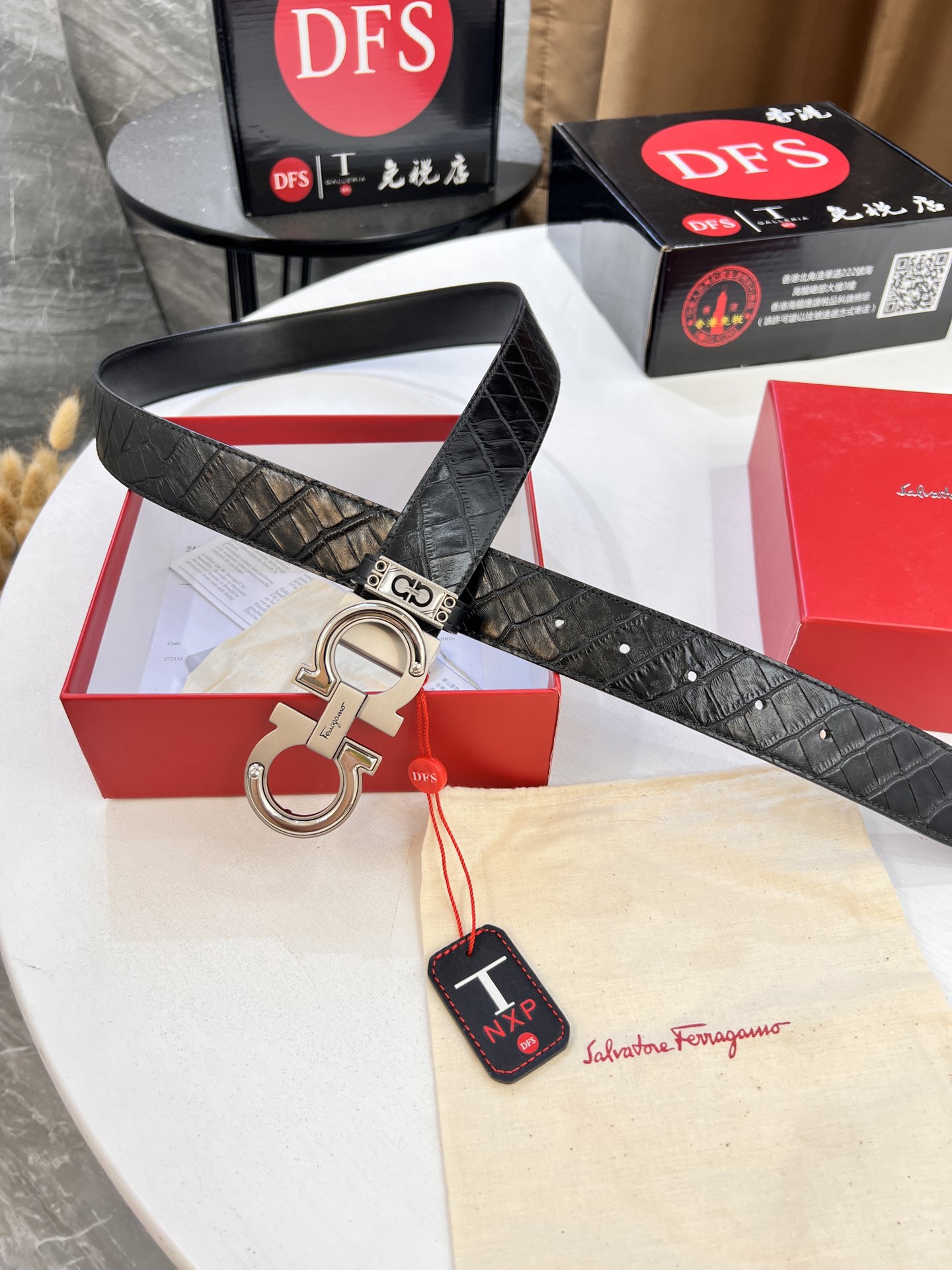 Streetwear Belt Ferragamo 320366 size:3.5cm - vstockx