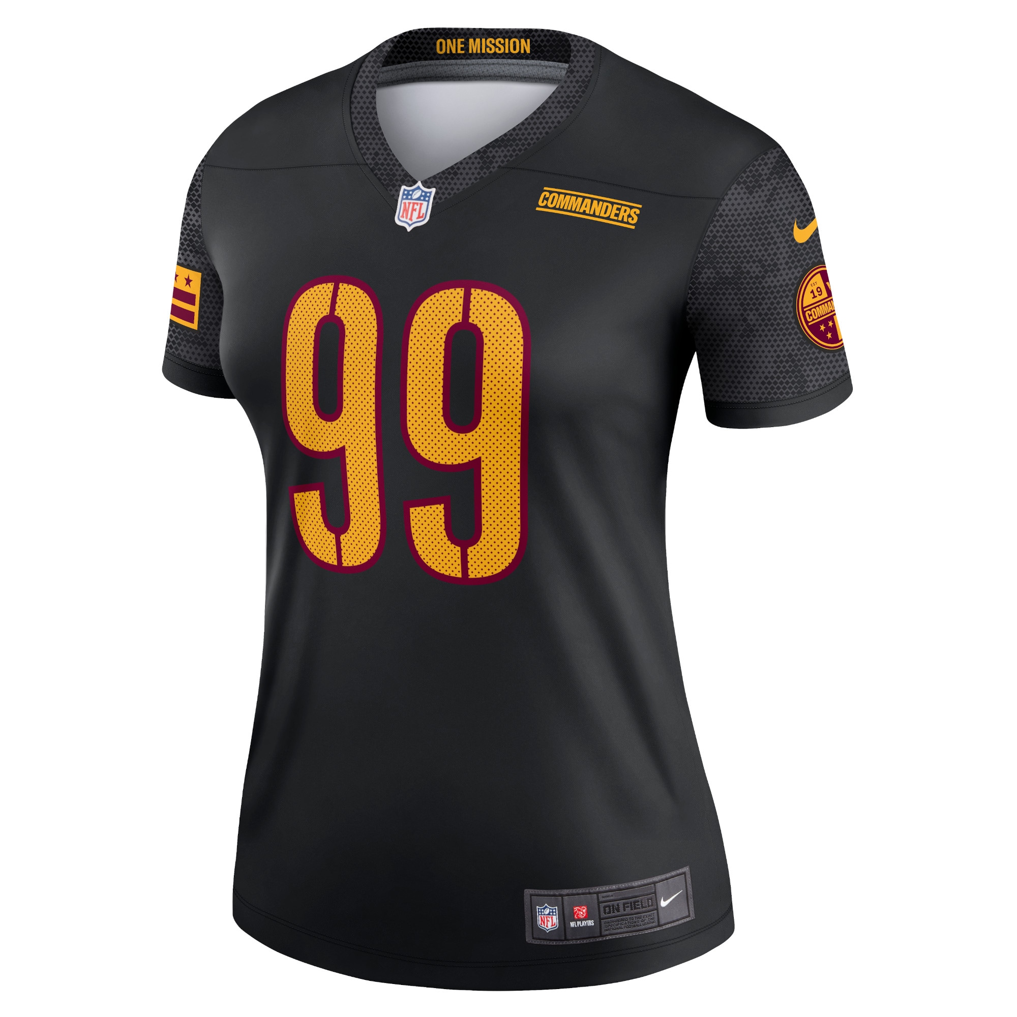 Chase Young Washington Commanders Nike Women's Alternate Legend Jersey - Black - vstockx