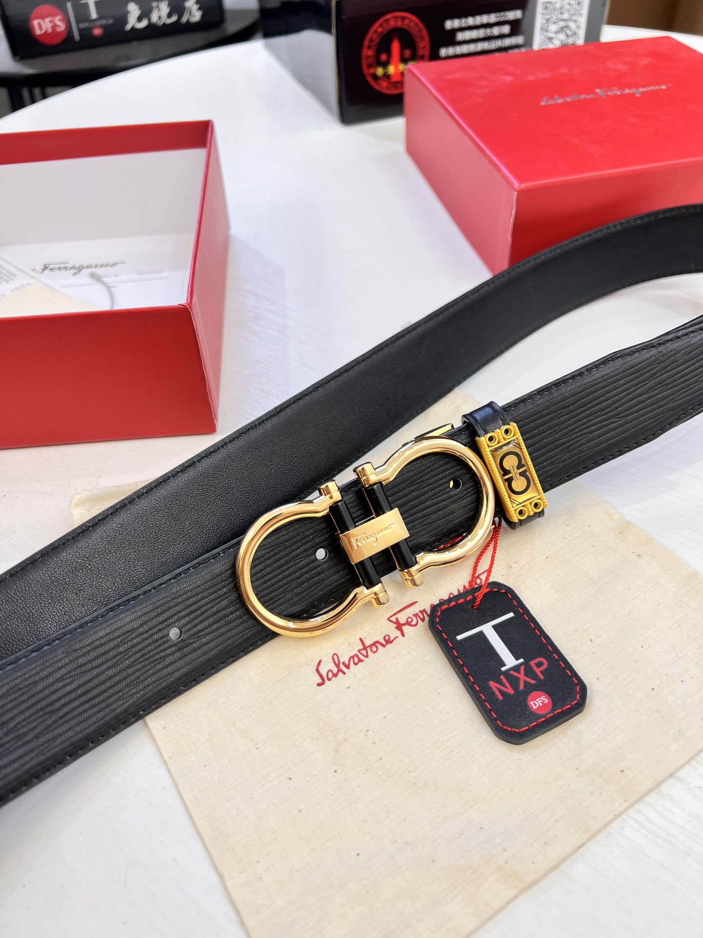 Streetwear Belt Ferragamo 320367 size:3.5cm - vstockx