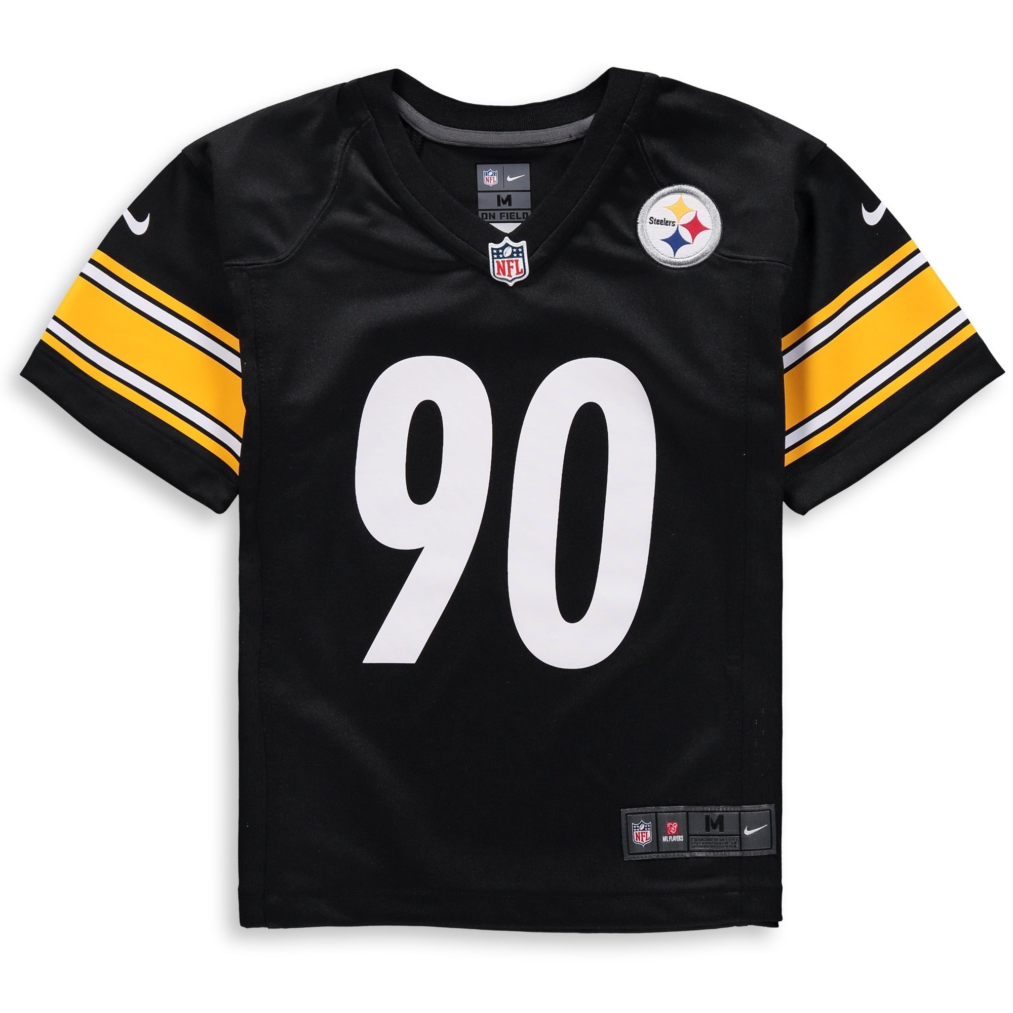 Preschool Nike T.J. Watt Black Pittsburgh Steelers Game Jersey - vstockx