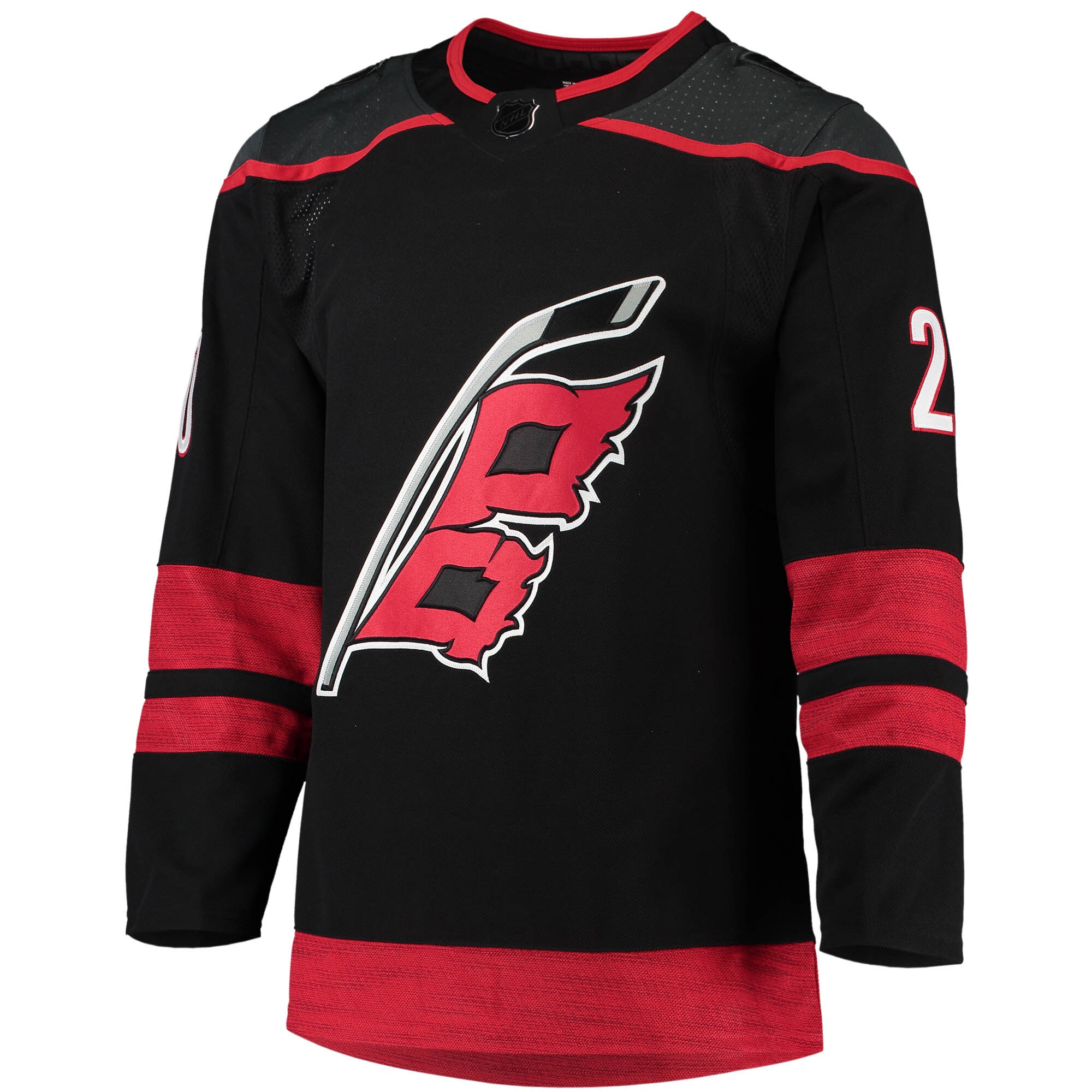 Sebastian Aho Carolina Hurricanes adidas Alternate Primegreen Authentic Pro Player Jersey - Black - vstockx