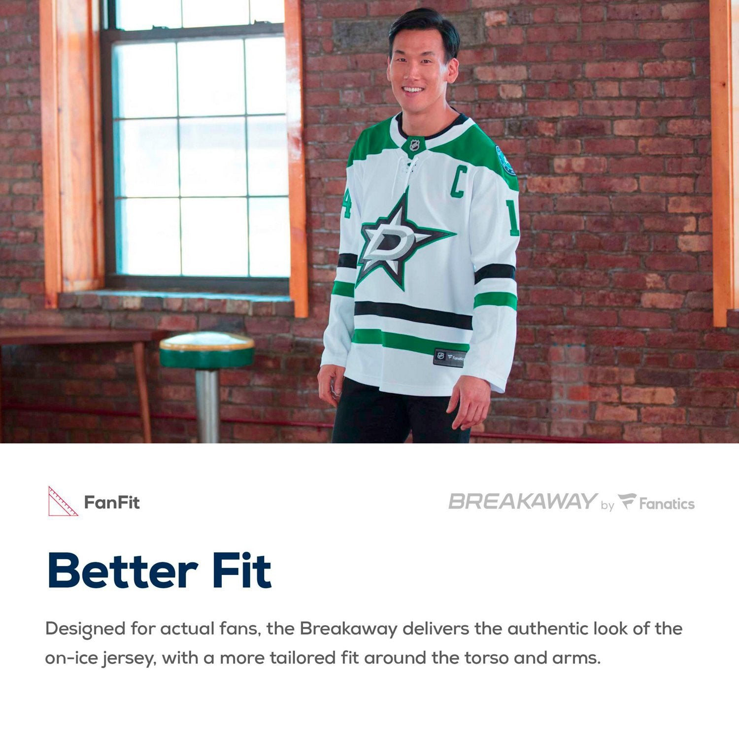 Dallas Stars Men's Breakaway Home Jersey - vstockx
