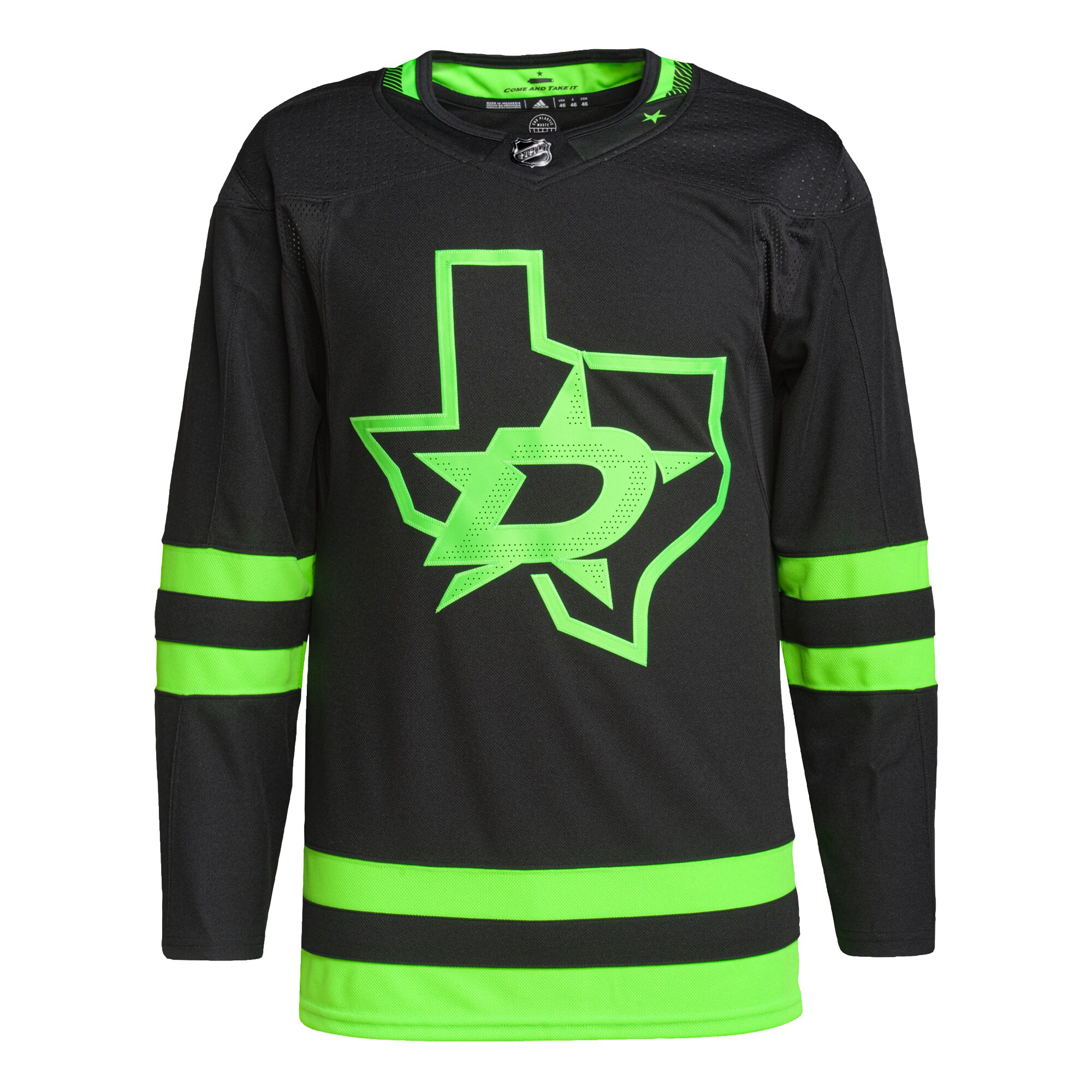Dallas Stars adidas Alternate Primegreen Authentic Pro Jersey - Black - vstockx