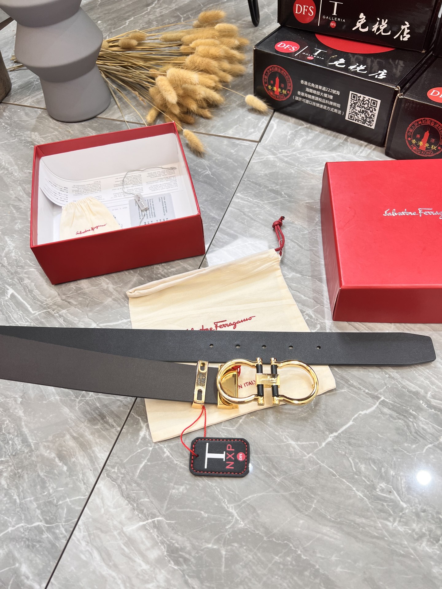 Streetwear Belt Ferragamo 319947 size:3.5cm - vstockx