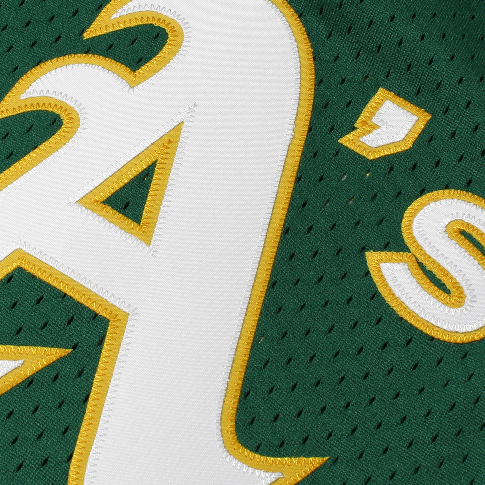 Rickey Henderson Oakland Athletics Mitchell & Ness 1991 Cooperstown Mesh Batting Practice Jersey - Green - vstockx