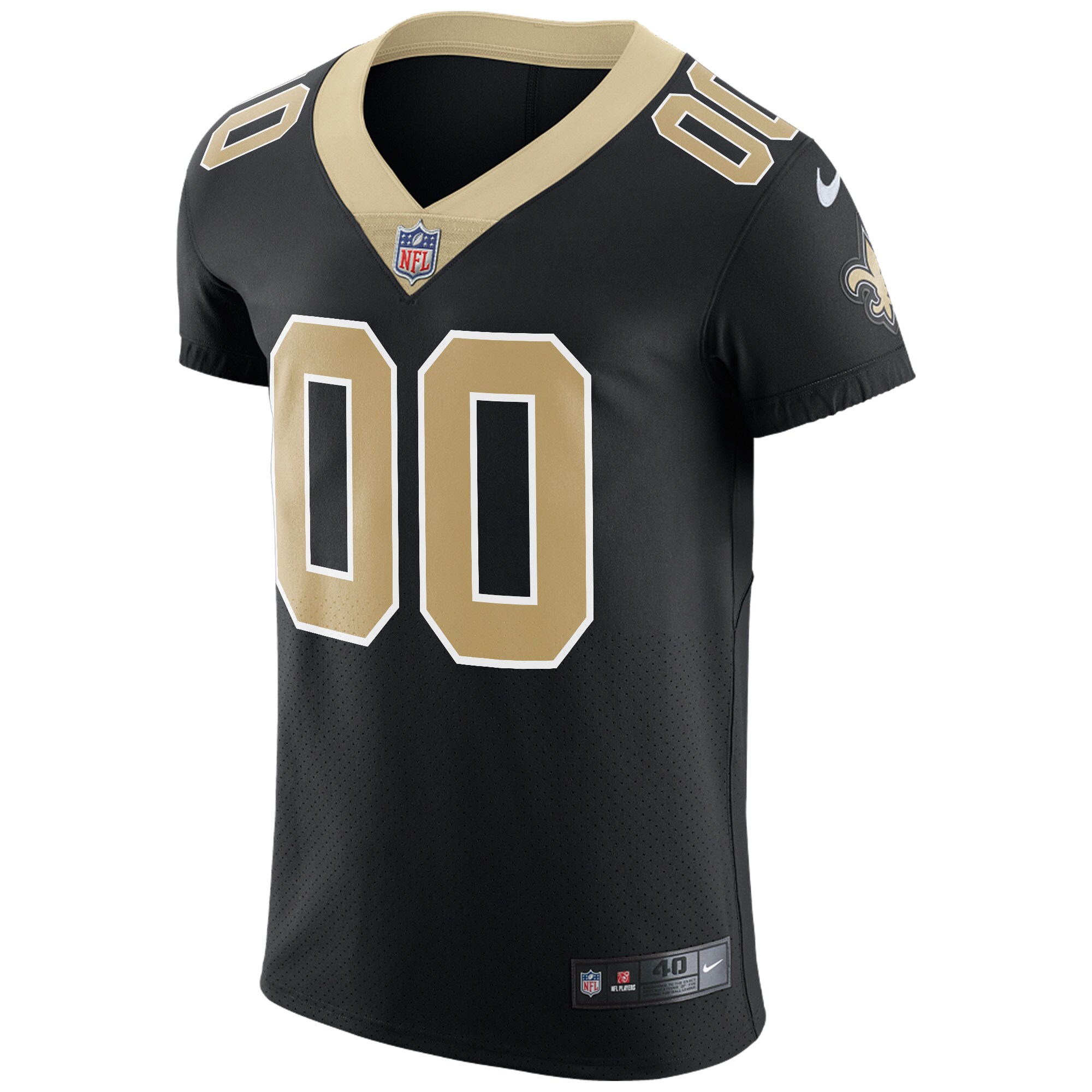 New Orleans Saints Nike Vapor Untouchable Custom Elite Jersey - Black - vstockx
