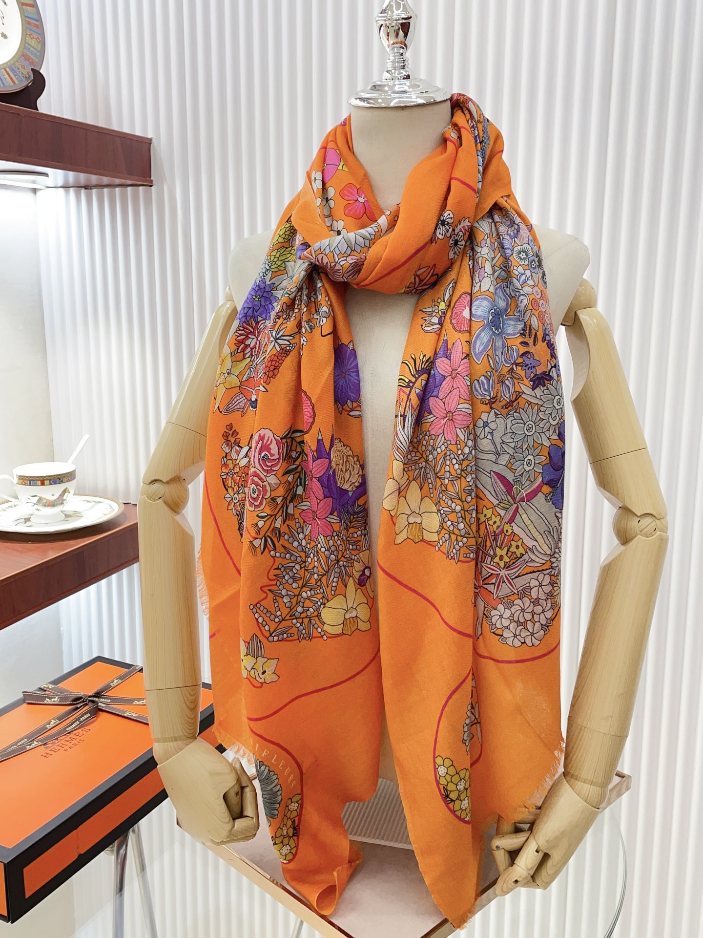 Streetwear Scarf Hermes 328745 SIZE:200*100cm - vstockx