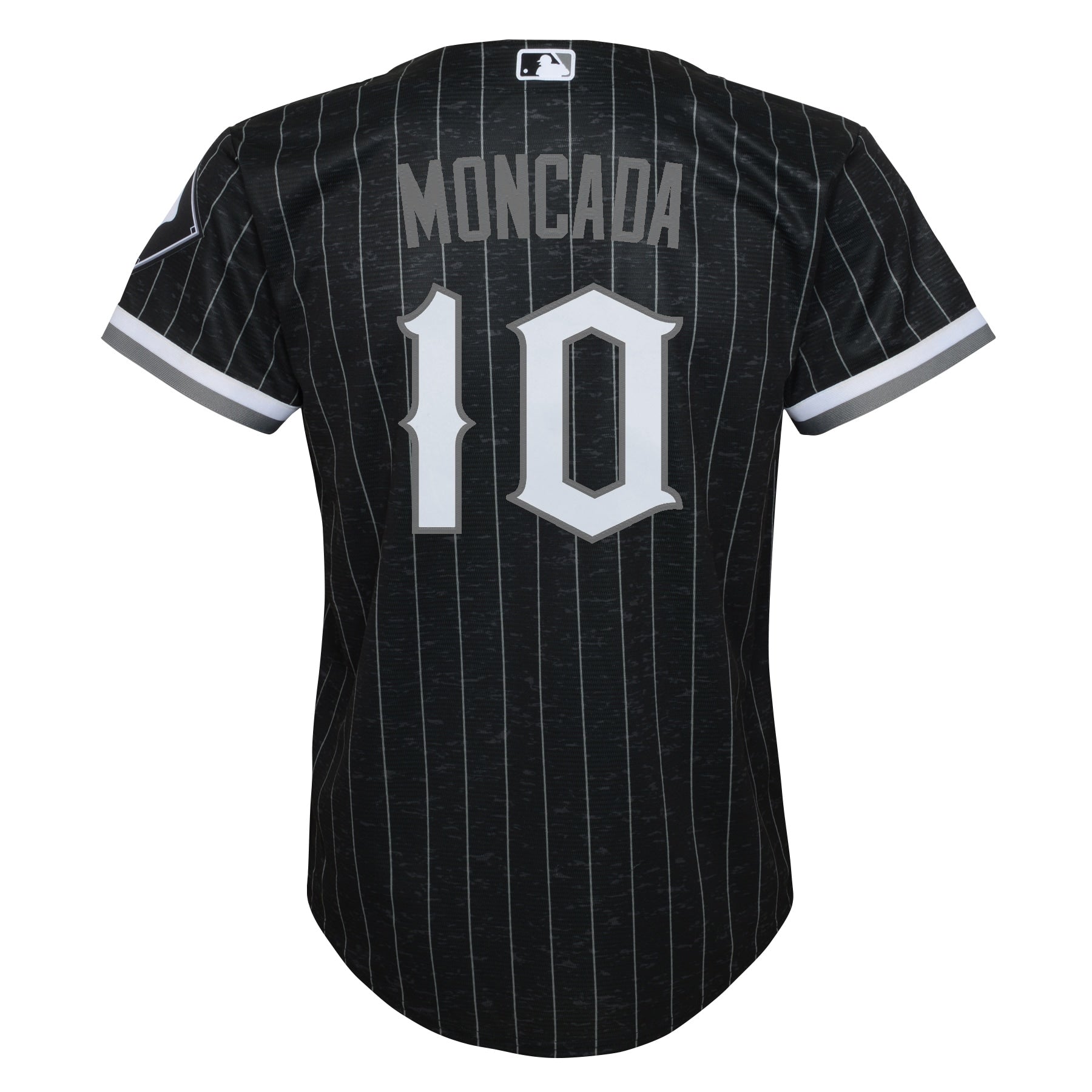 Youth Nike Yoan Moncada Black Chicago White Sox City Connect Replica Player Jersey - vstockx
