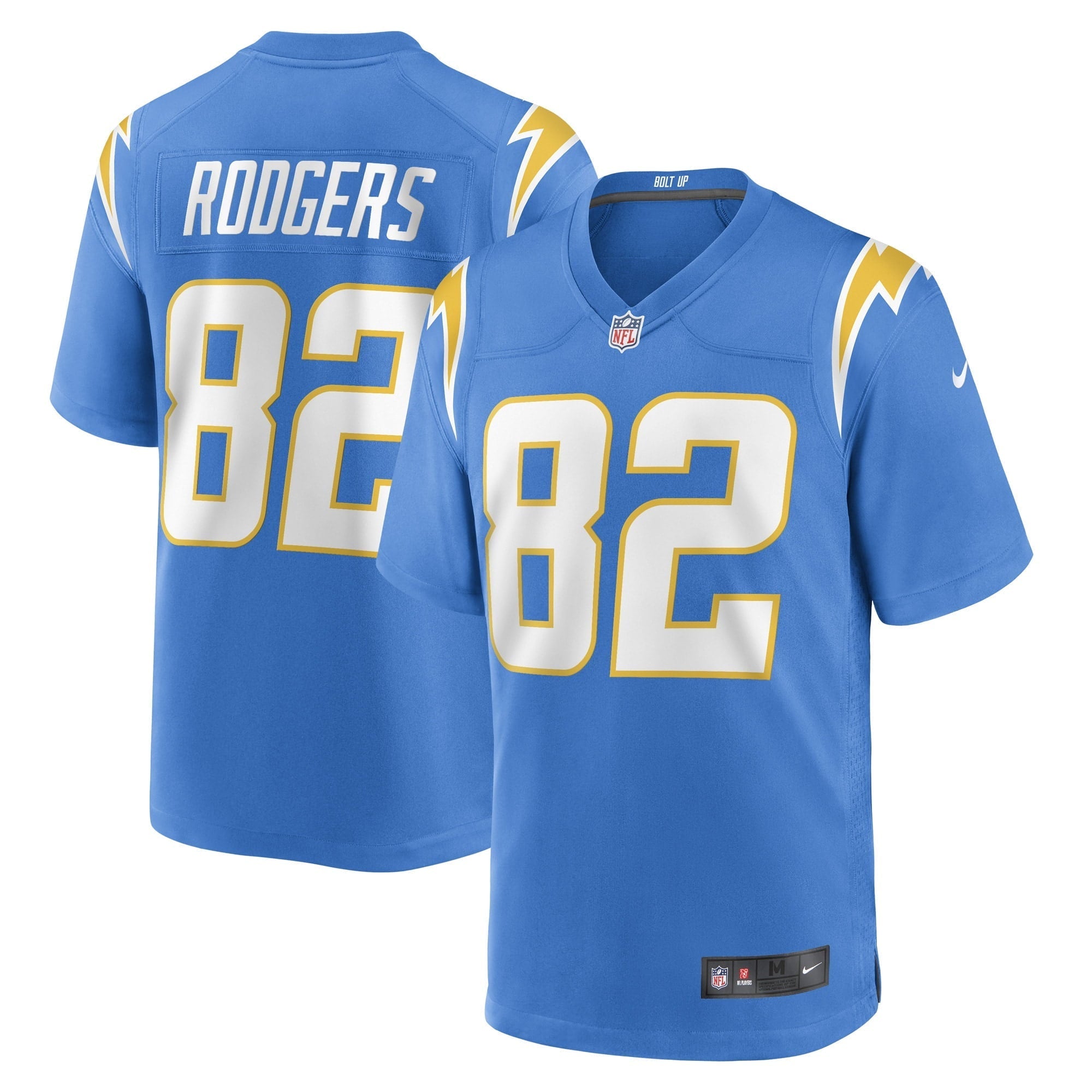 Men's Nike Richard Rodgers Powder Blue Los Angeles Chargers Game Player Jersey - vstockx