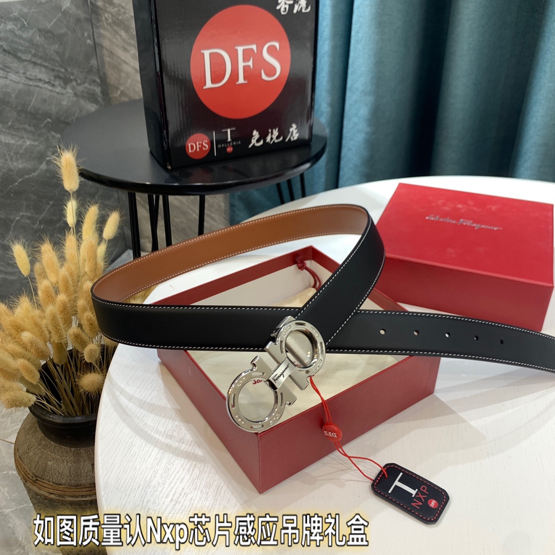 Streetwear Belt Ferragamo 319436 size:3.5cm - vstockx