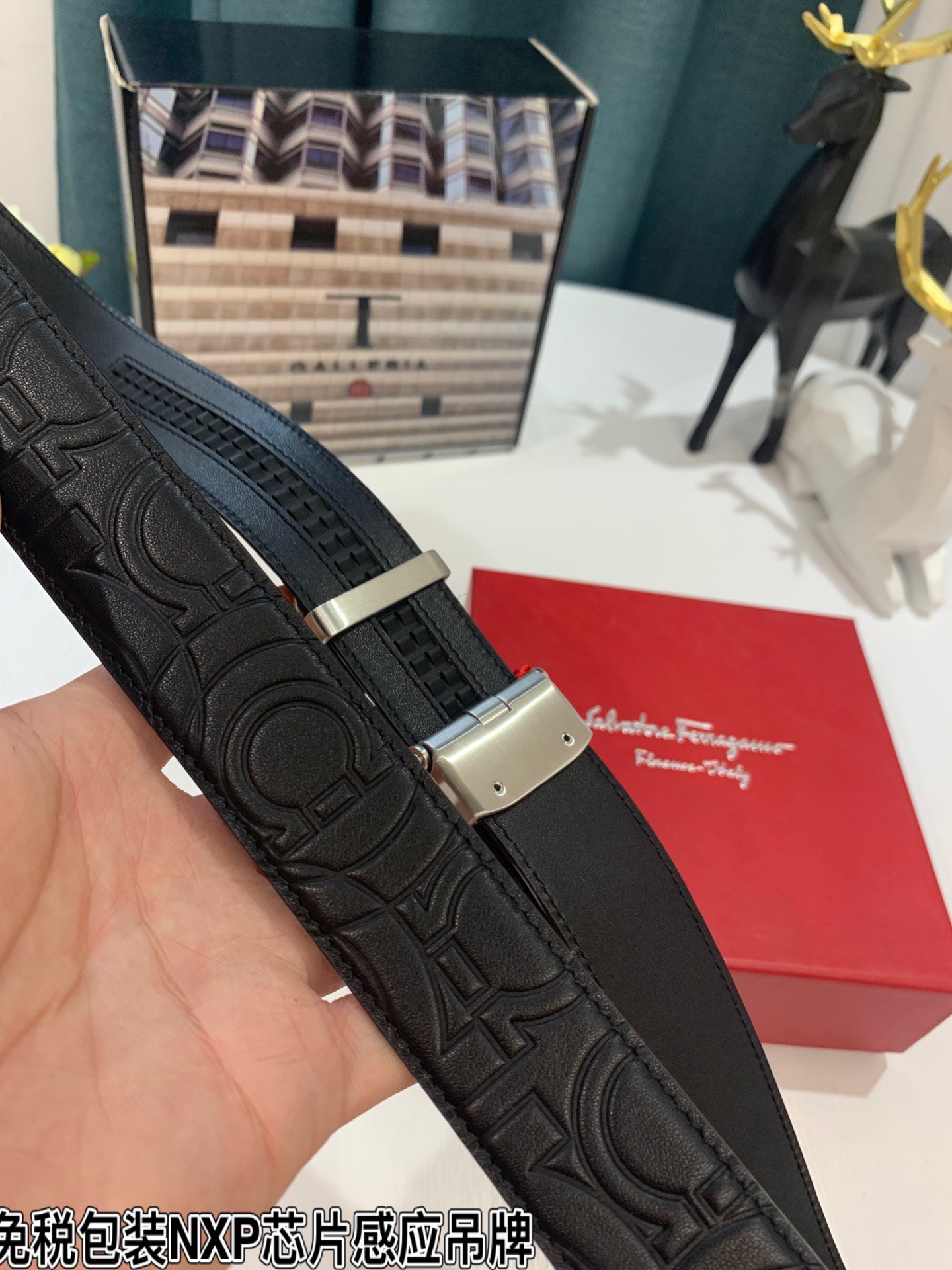 Streetwear Belt Ferragamo 319218 size:3.5cm - vstockx