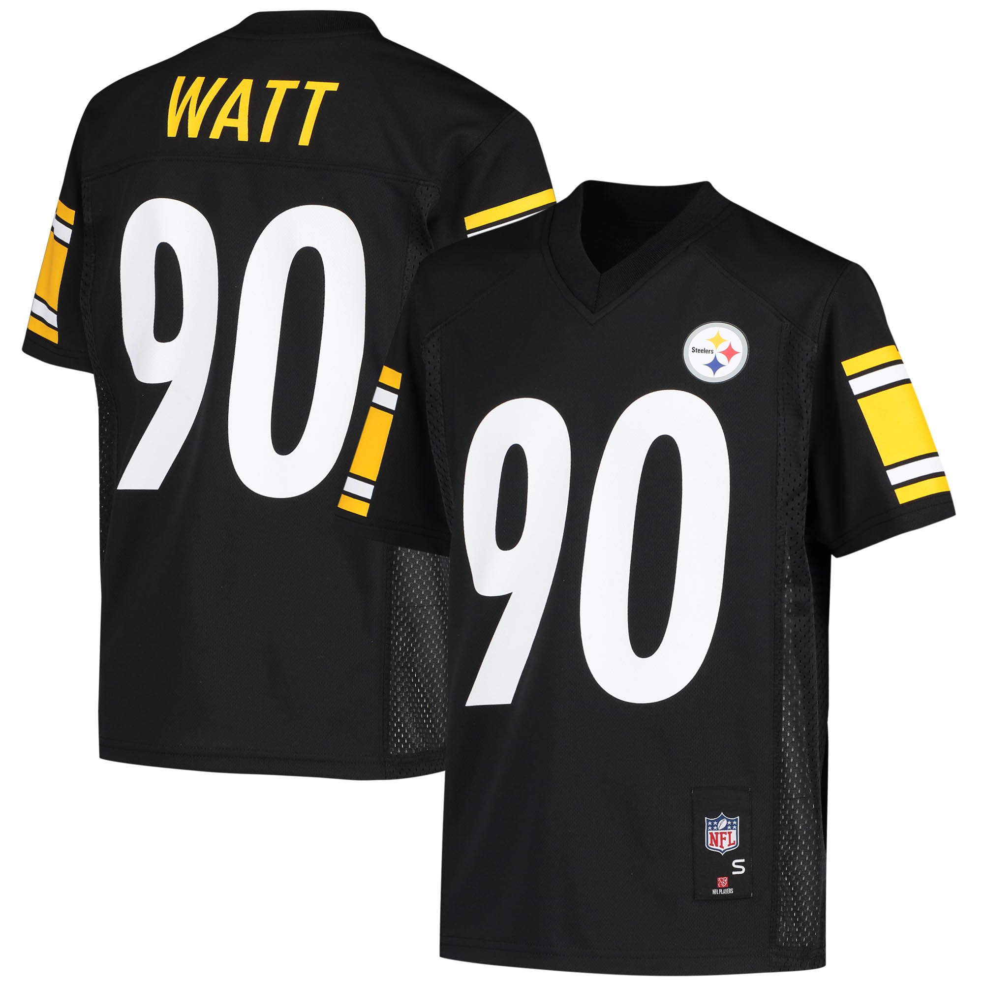 T.J. Watt Pittsburgh Steelers Youth Replica Player Jersey - Black - vstockx
