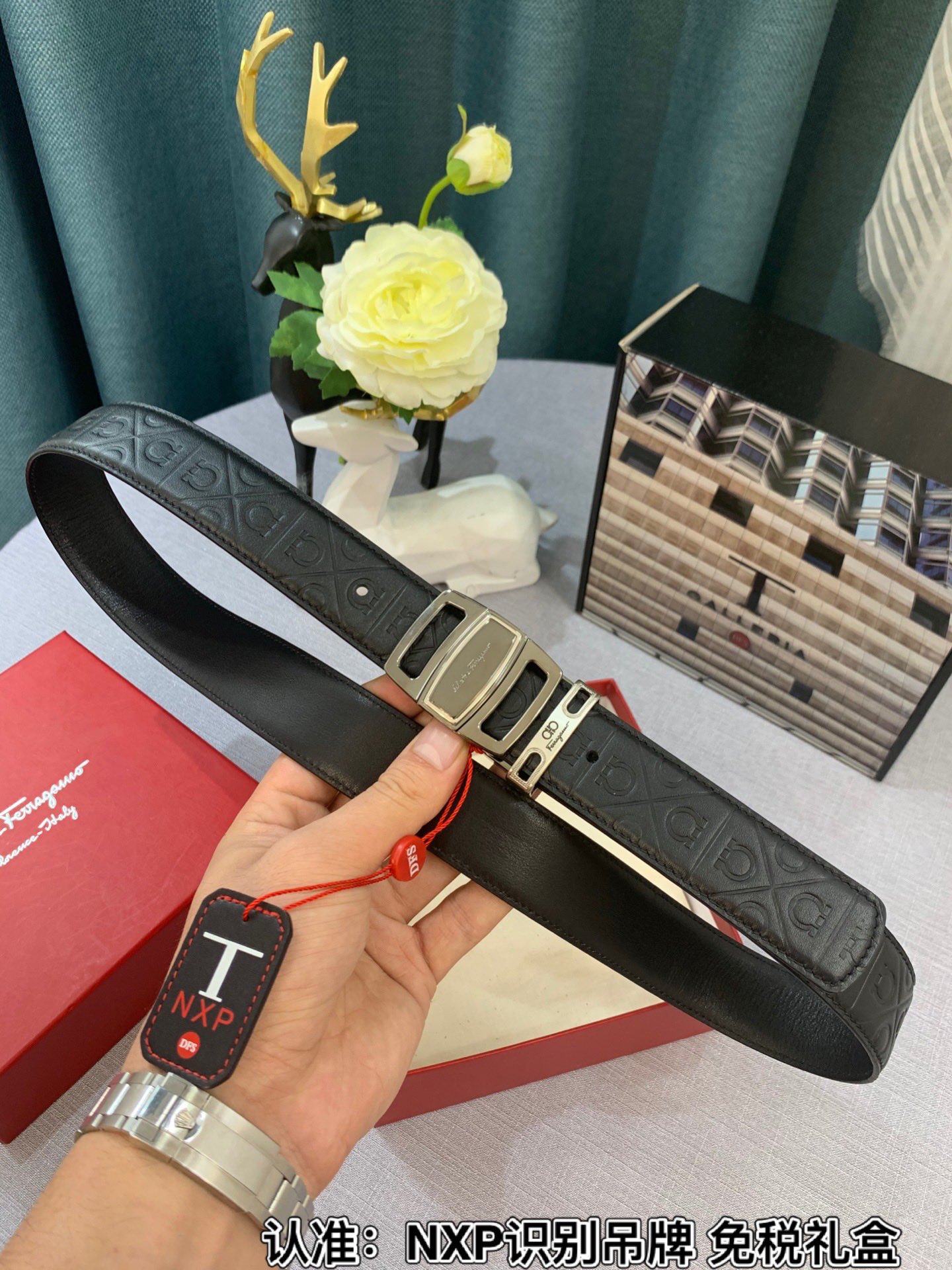 Streetwear Belt Ferragamo 319148 size:3.5cm - vstockx