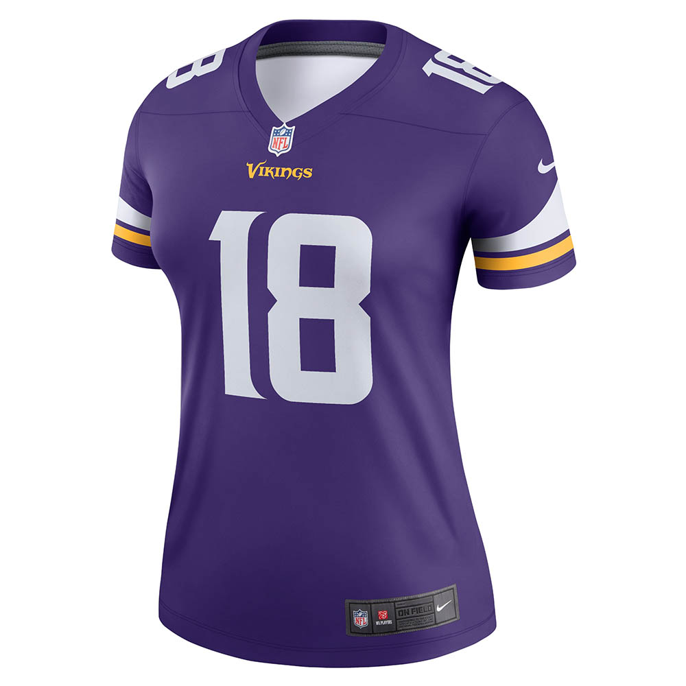 Women's Minnesota Vikings Justin Jefferson Legend Jersey Purple - vstockx