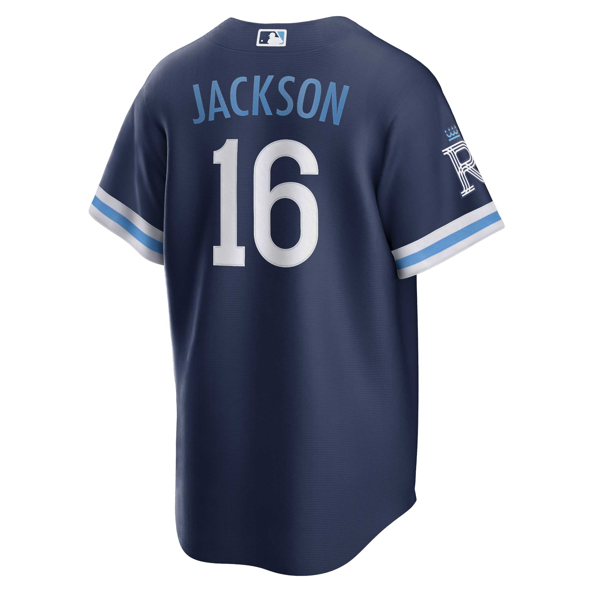 Bo Jackson Kansas City Royals Nike 2022 City Connect Replica Player Jersey - Navy - vstockx