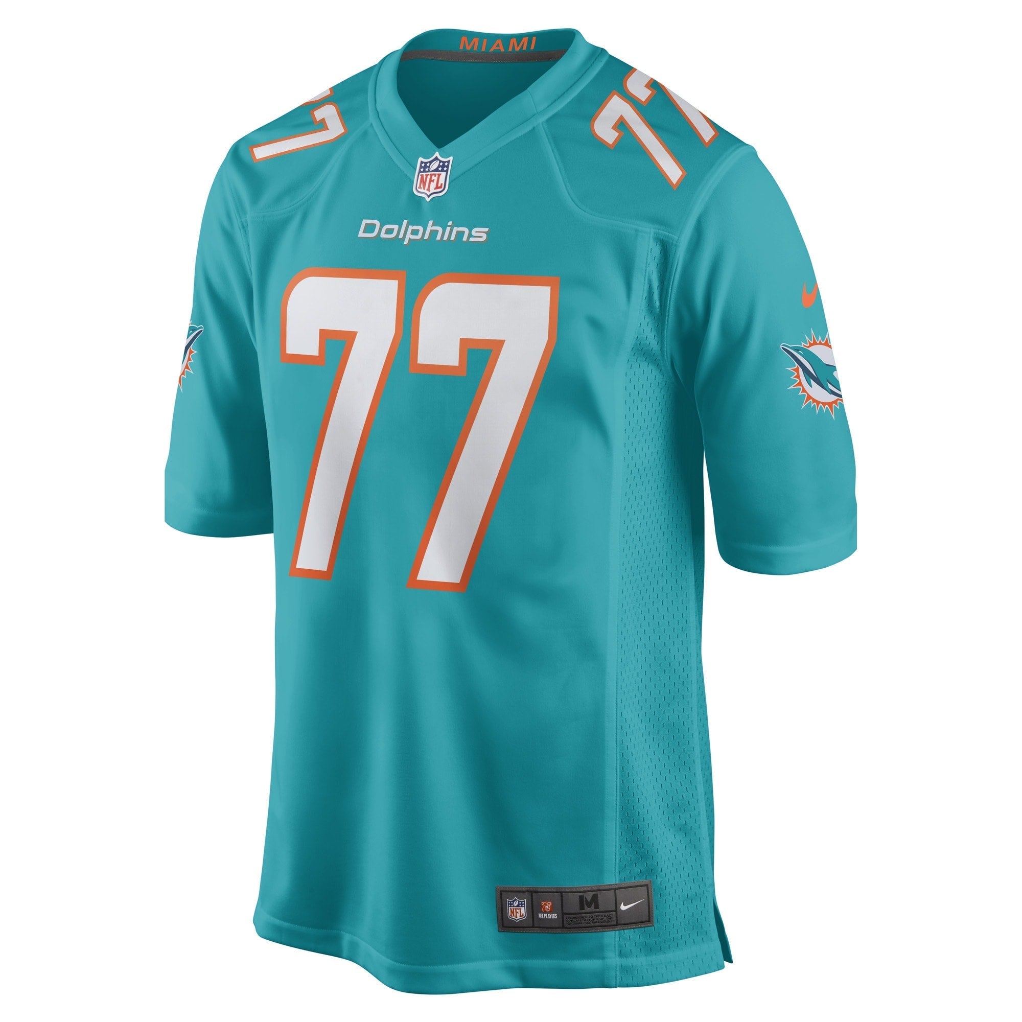 Men's Nike John Jenkins Aqua Miami Dolphins Game Player Jersey - vstockx
