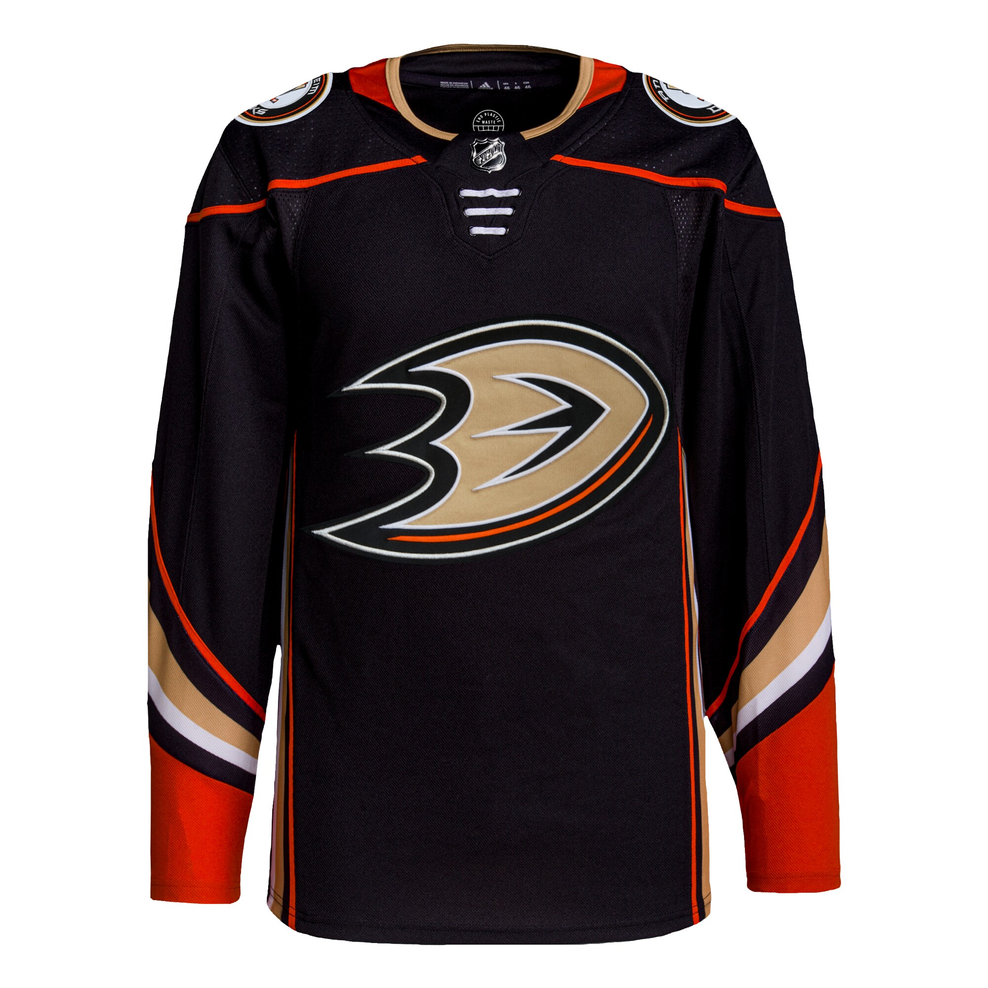 Anaheim Ducks adidas Home Authentic Pro Jersey - Black - vstockx