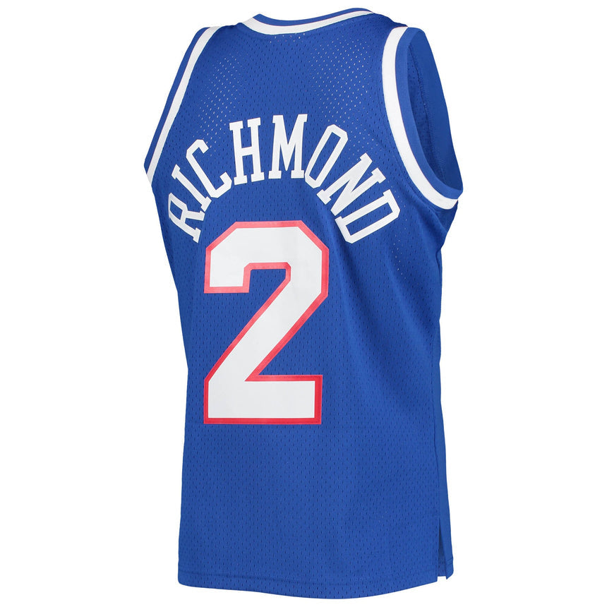 Men's Mitch Richmond Sacramento Kings 1992-93 Royal Blue Swingman Replica Jersey By Mitchell & Ness - vstockx