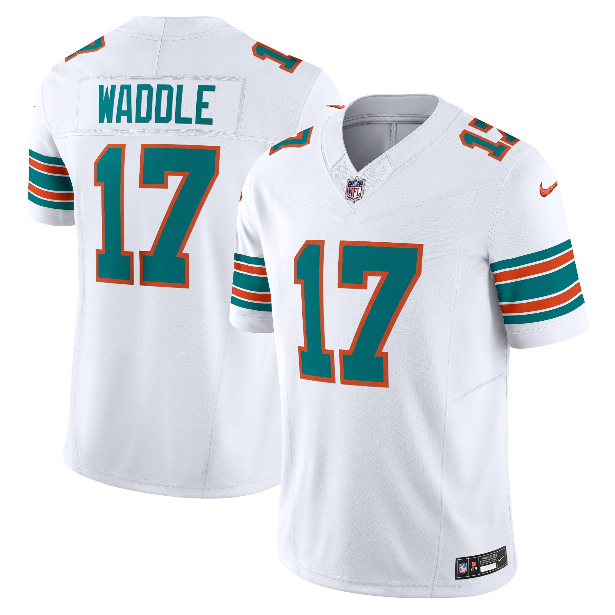 Jaylen Waddle Miami Dolphins Nike Vapor F.U.S.E. Limited Jersey - White - vstockx