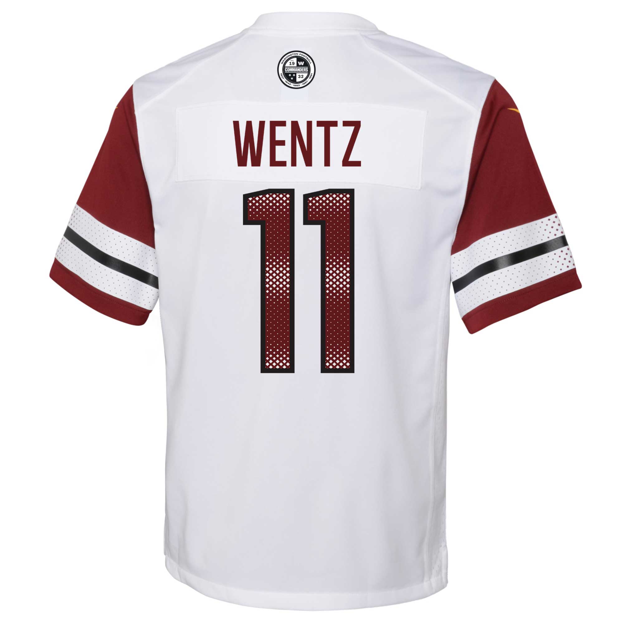 Carson Wentz Washington Commanders Nike Youth Game Jersey - White - vstockx
