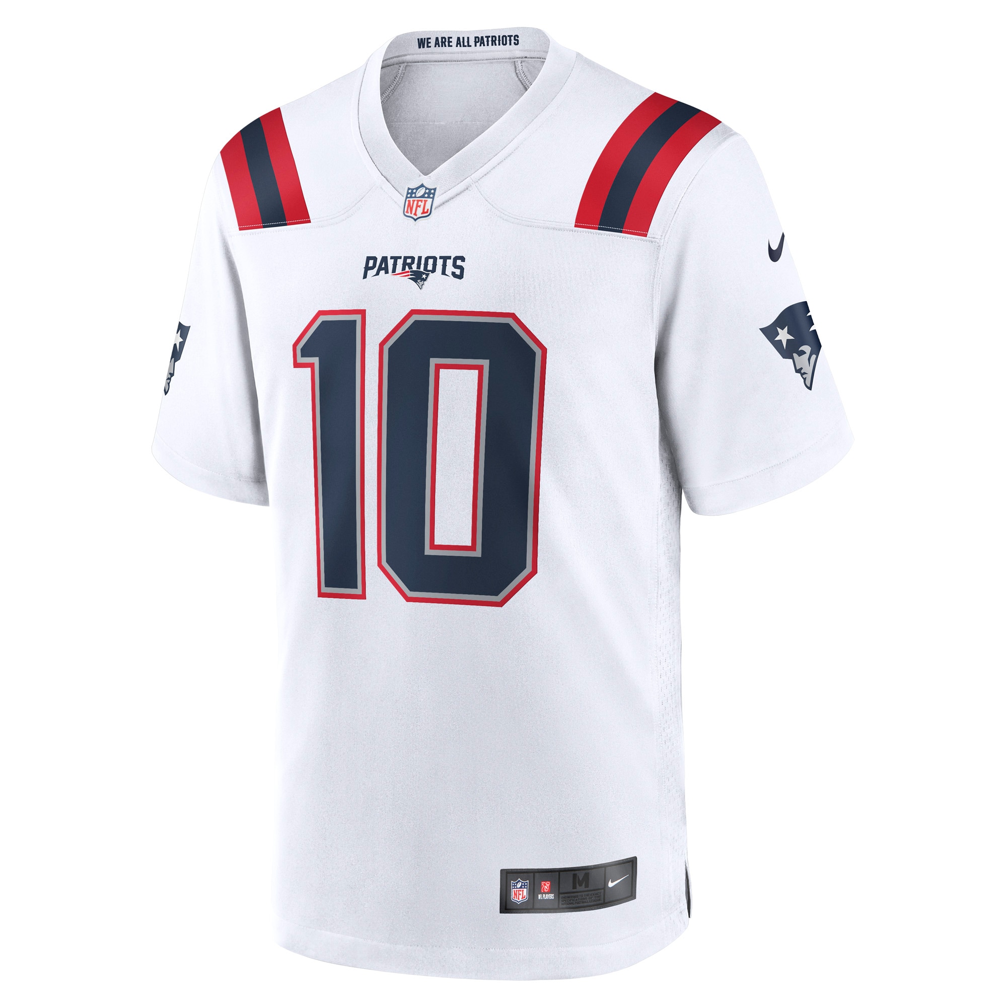 Mac Jones New England Patriots Nike Player Game Jersey - White - vstockx