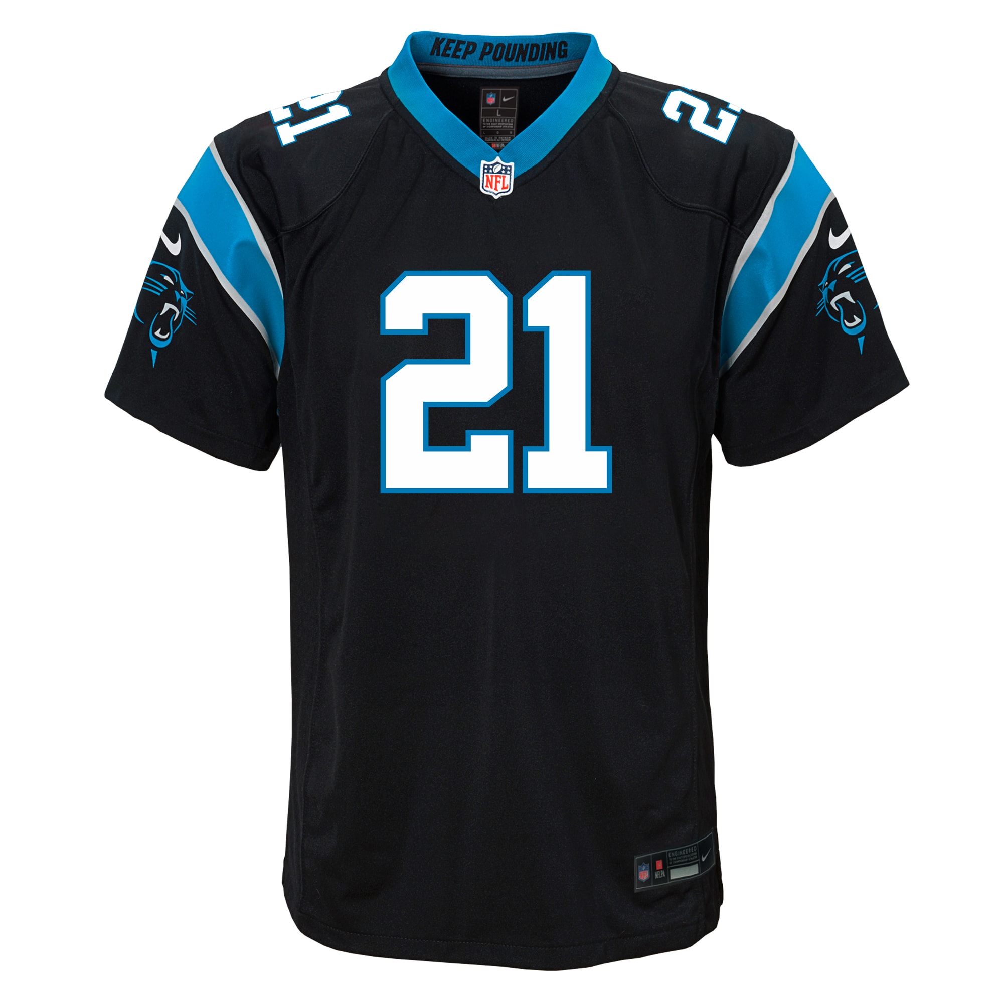 Jeremy Chinn Carolina Panthers Nike Youth Game Jersey - Black - vstockx