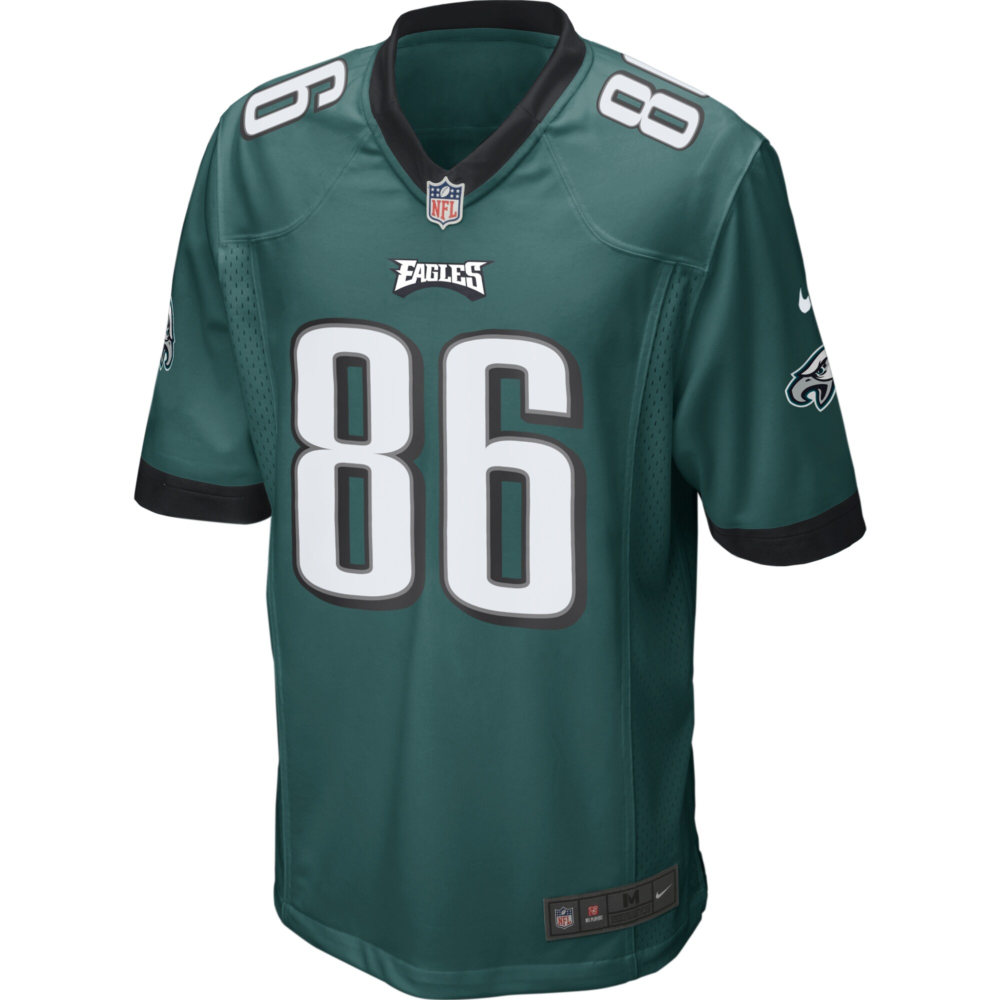Zach Ertz Philadelphia Eagles Nike Game Jersey - Midnight Green - vstockx