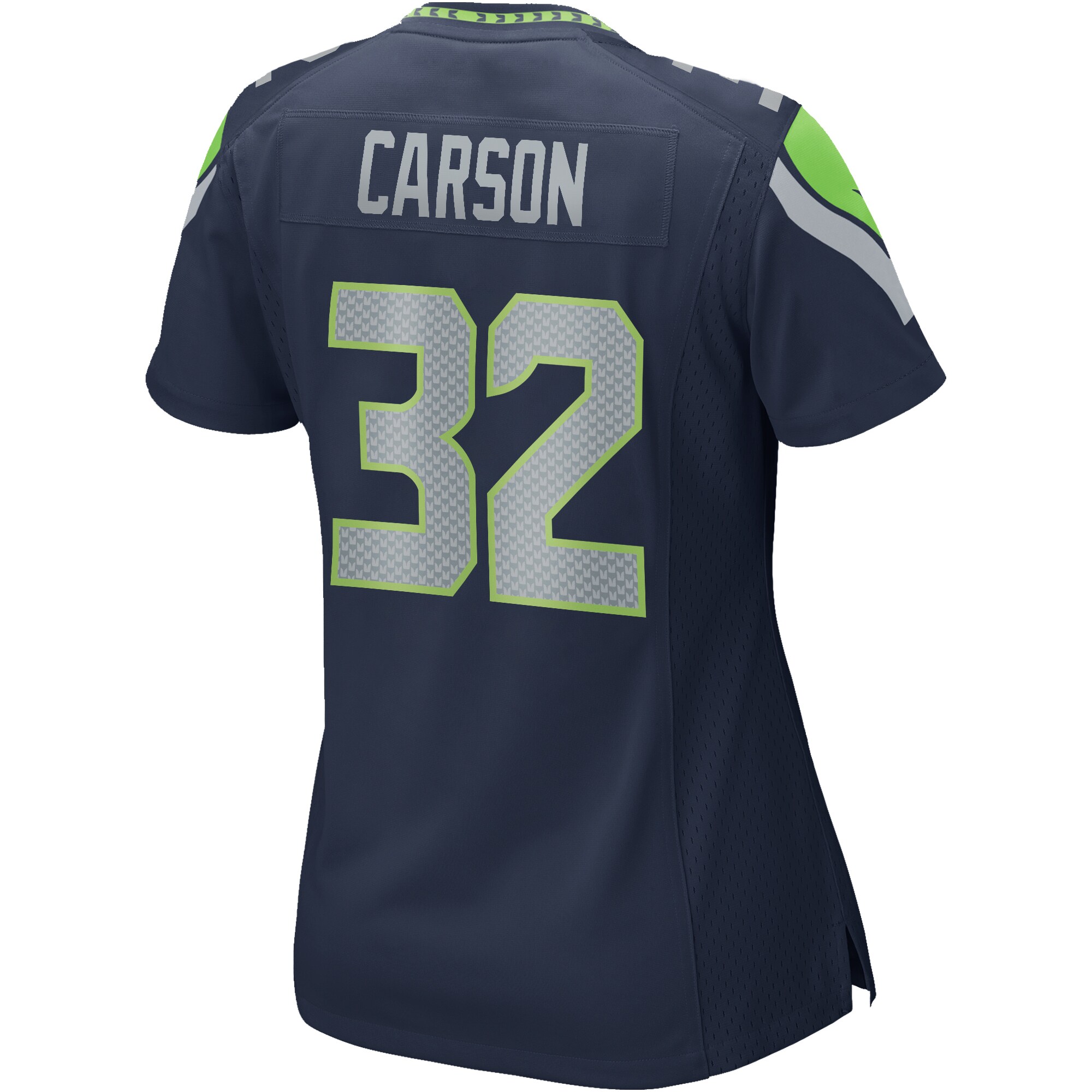Chris Carson Seattle Seahawks Nike Women's Game Jersey - College Navy - vstockx