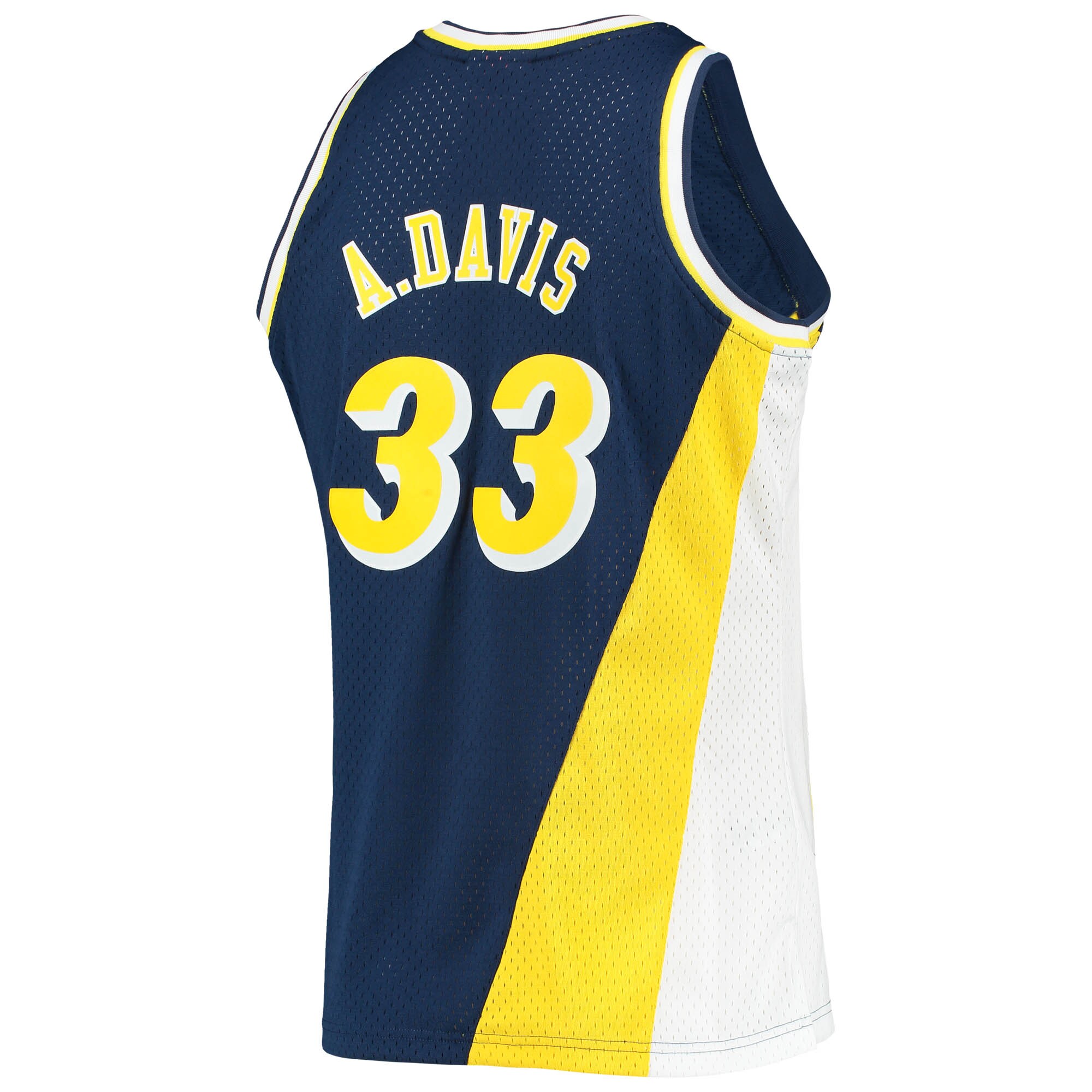 Antonio Davis Indiana Pacers Mitchell & Ness Hardwood Classics Swingman Jersey - Navy - vstockx